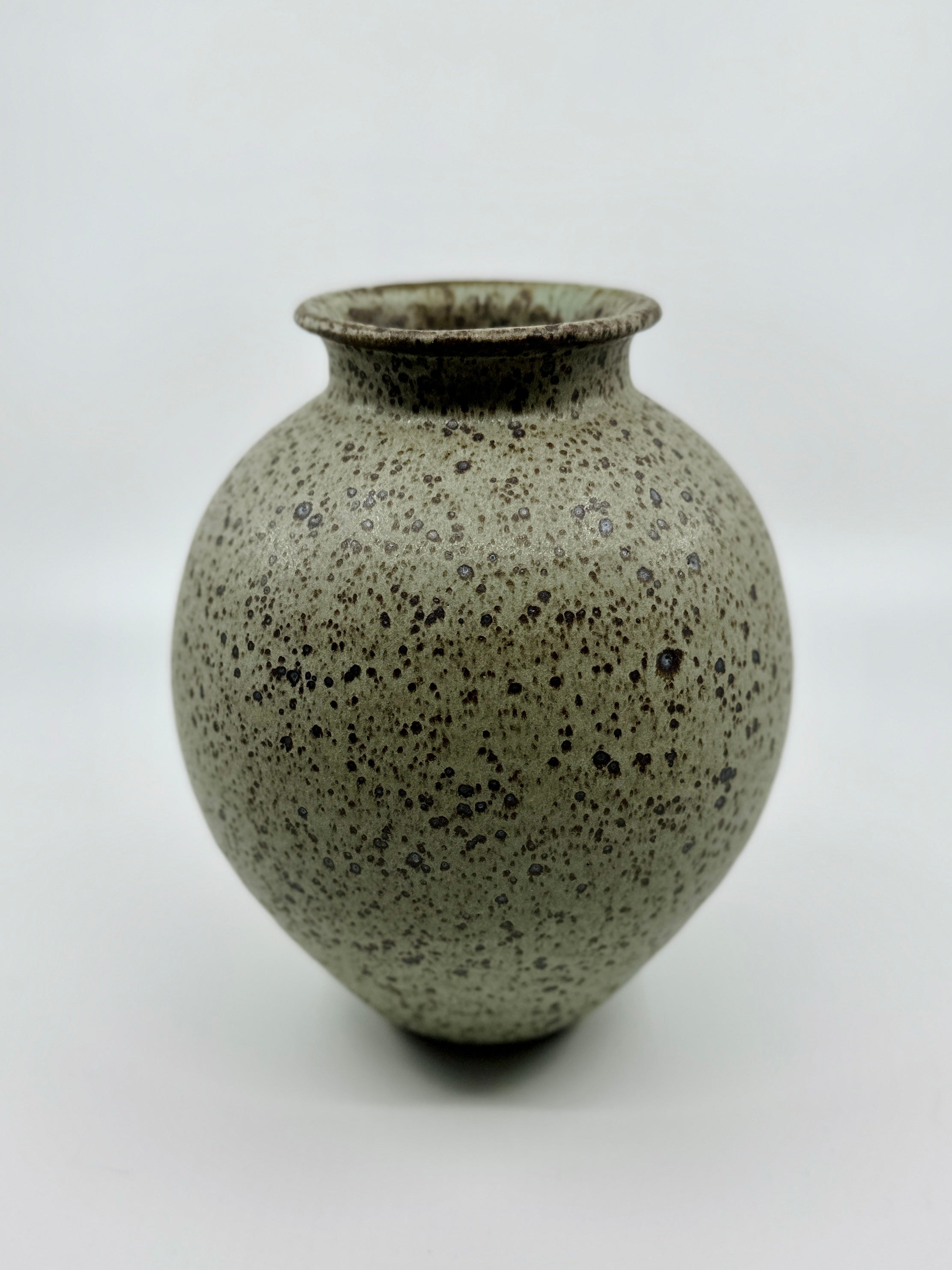 Blue speckled vase no. 25