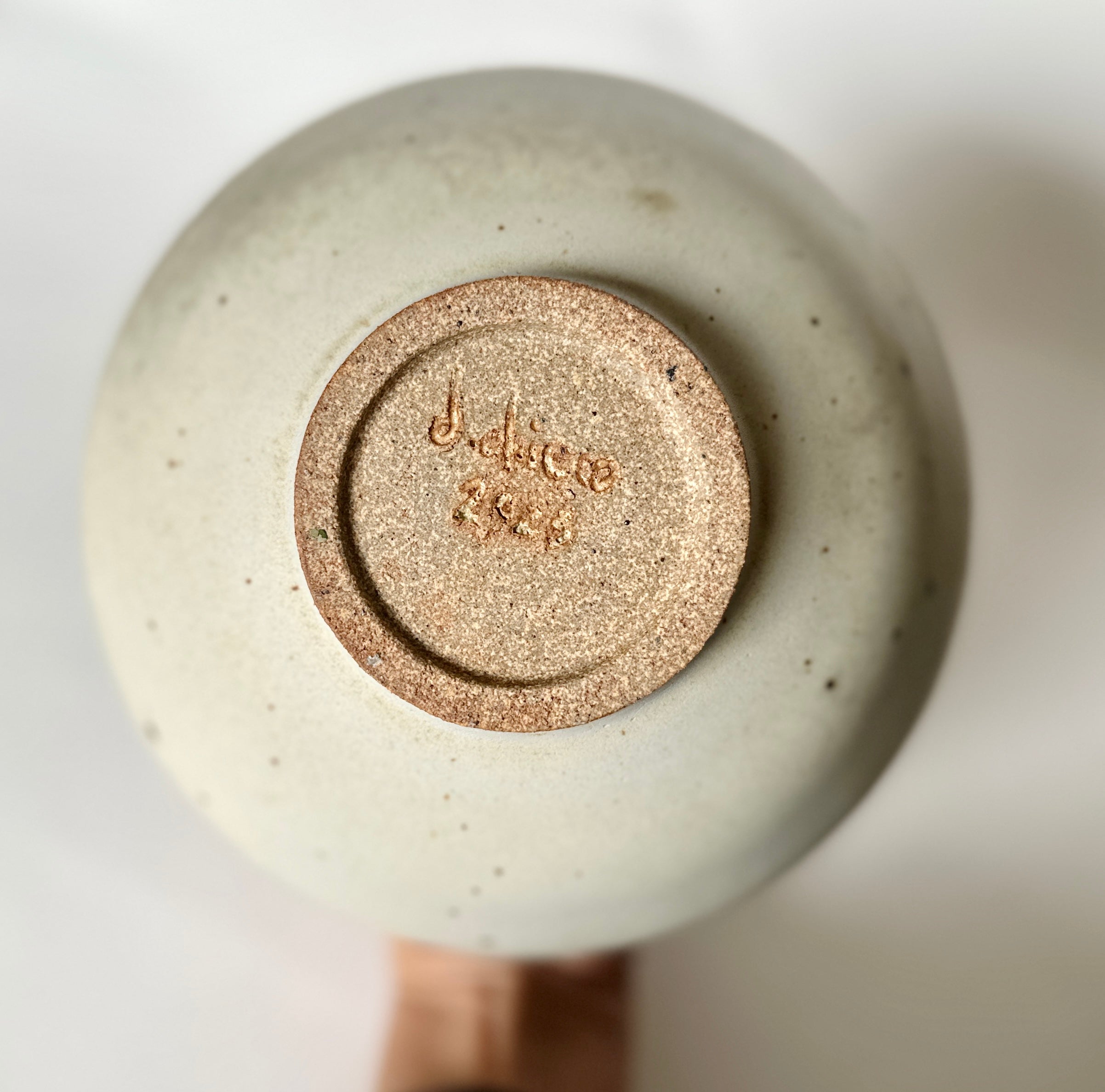 Gray/beige/cream vase no. 24