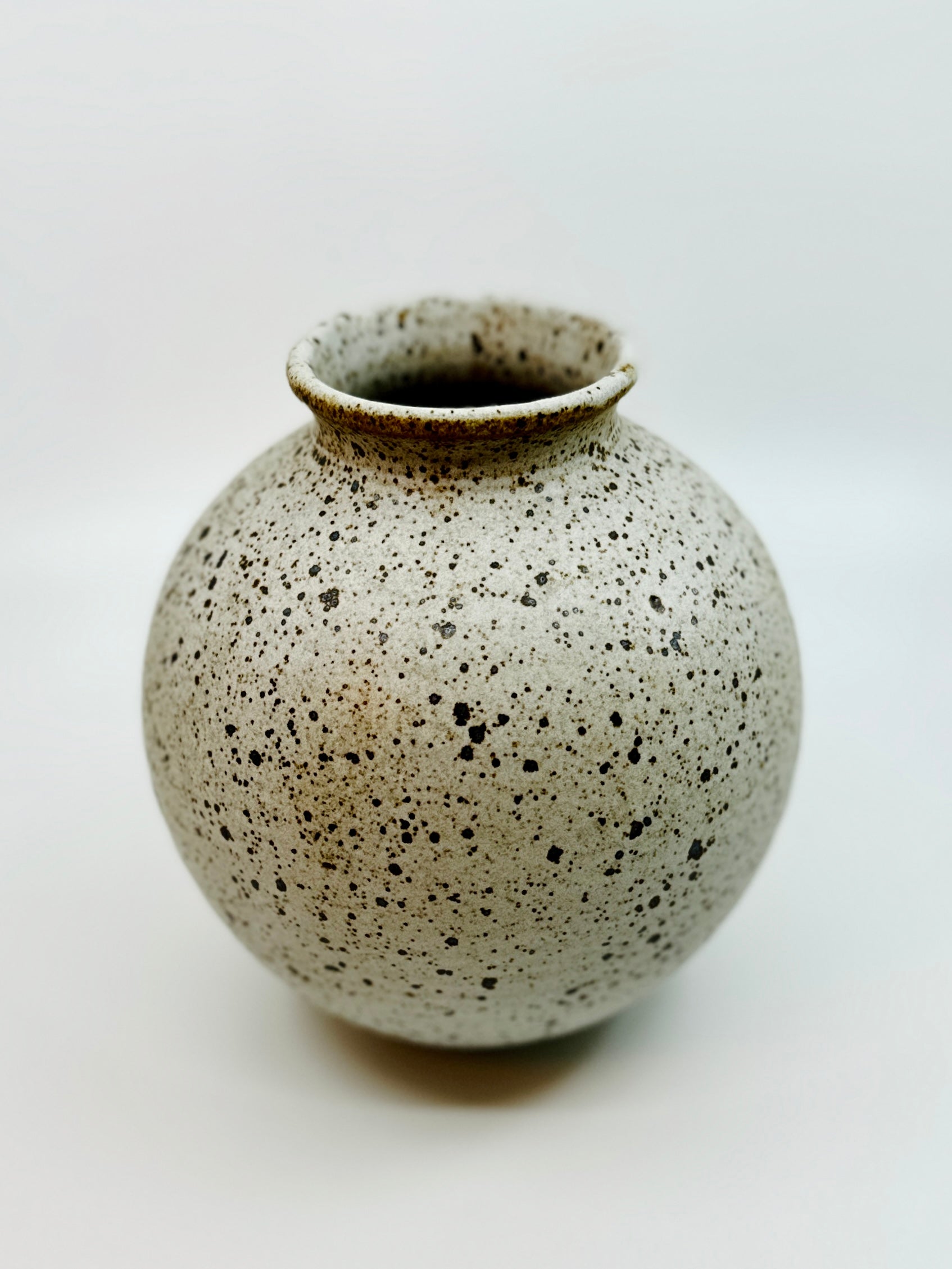 White speckled vase no. 36