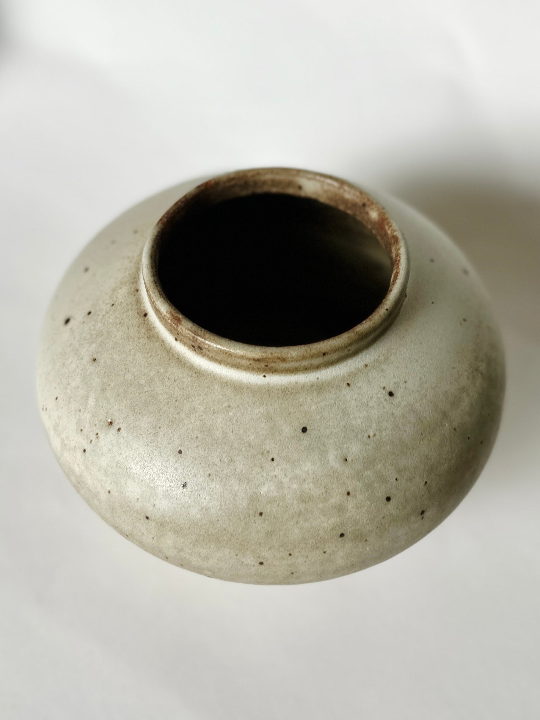 Gray/beige/cream vase no. 24
