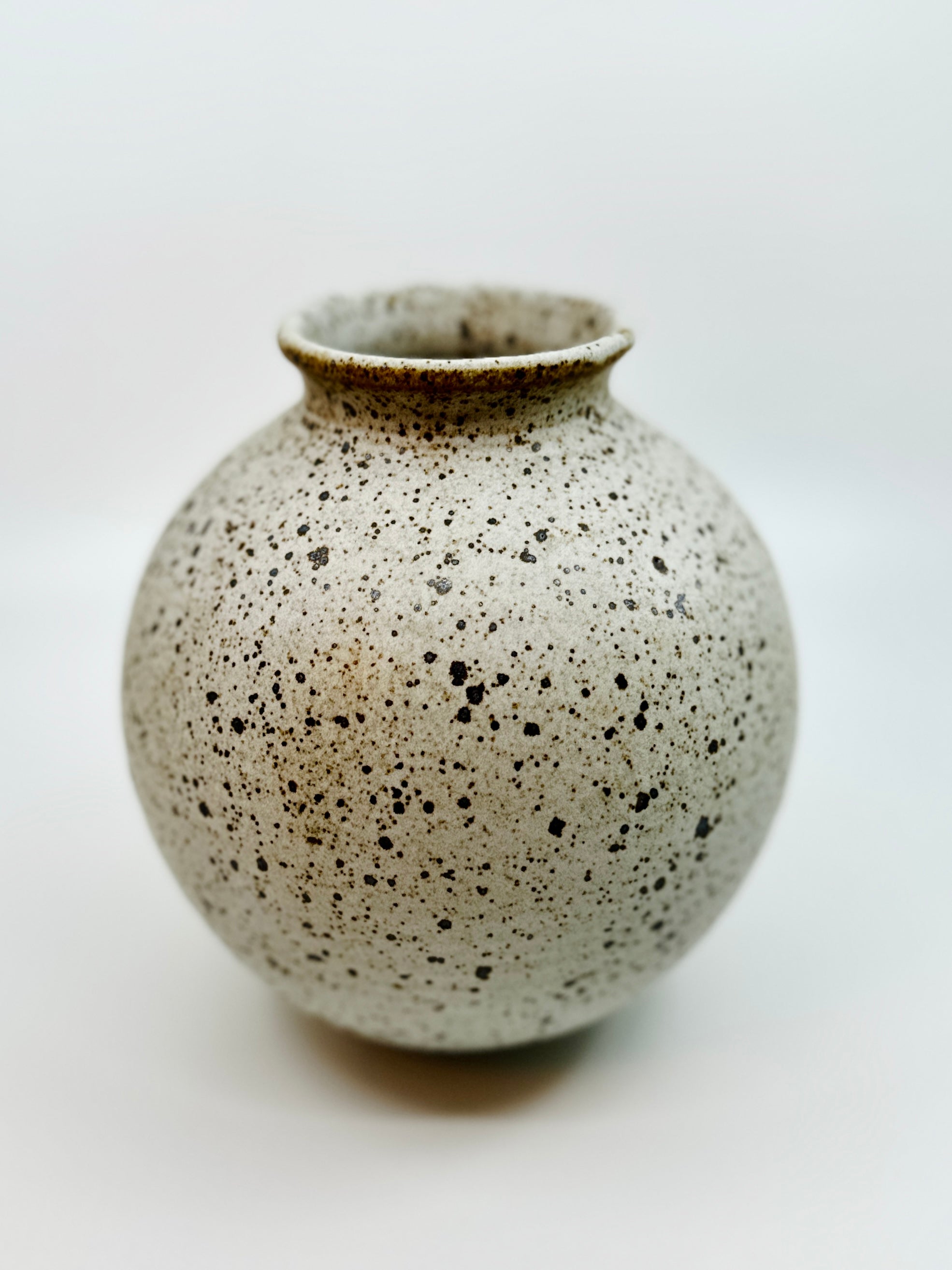White speckled vase no. 36