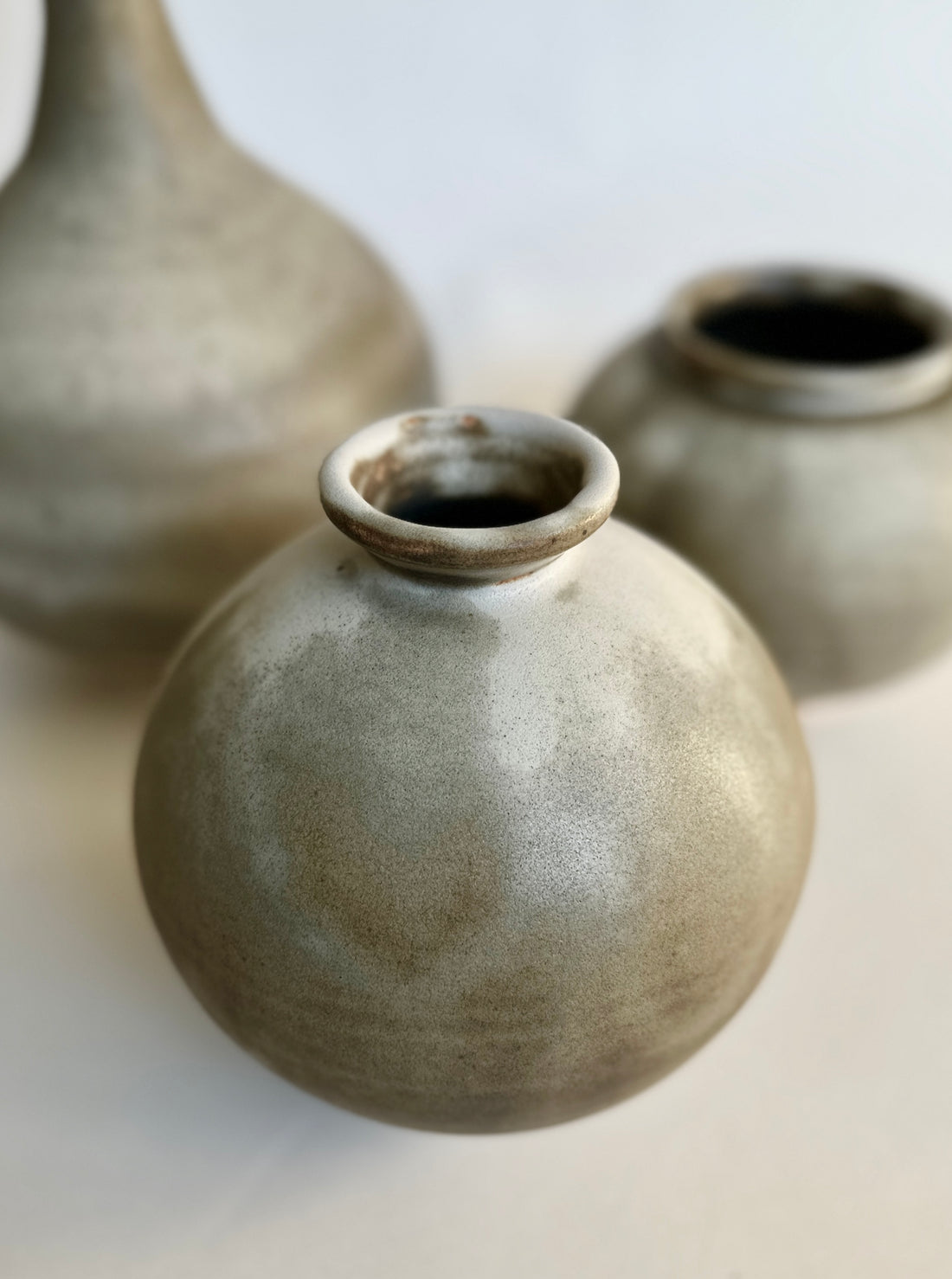 Gray/tan vase no. 22