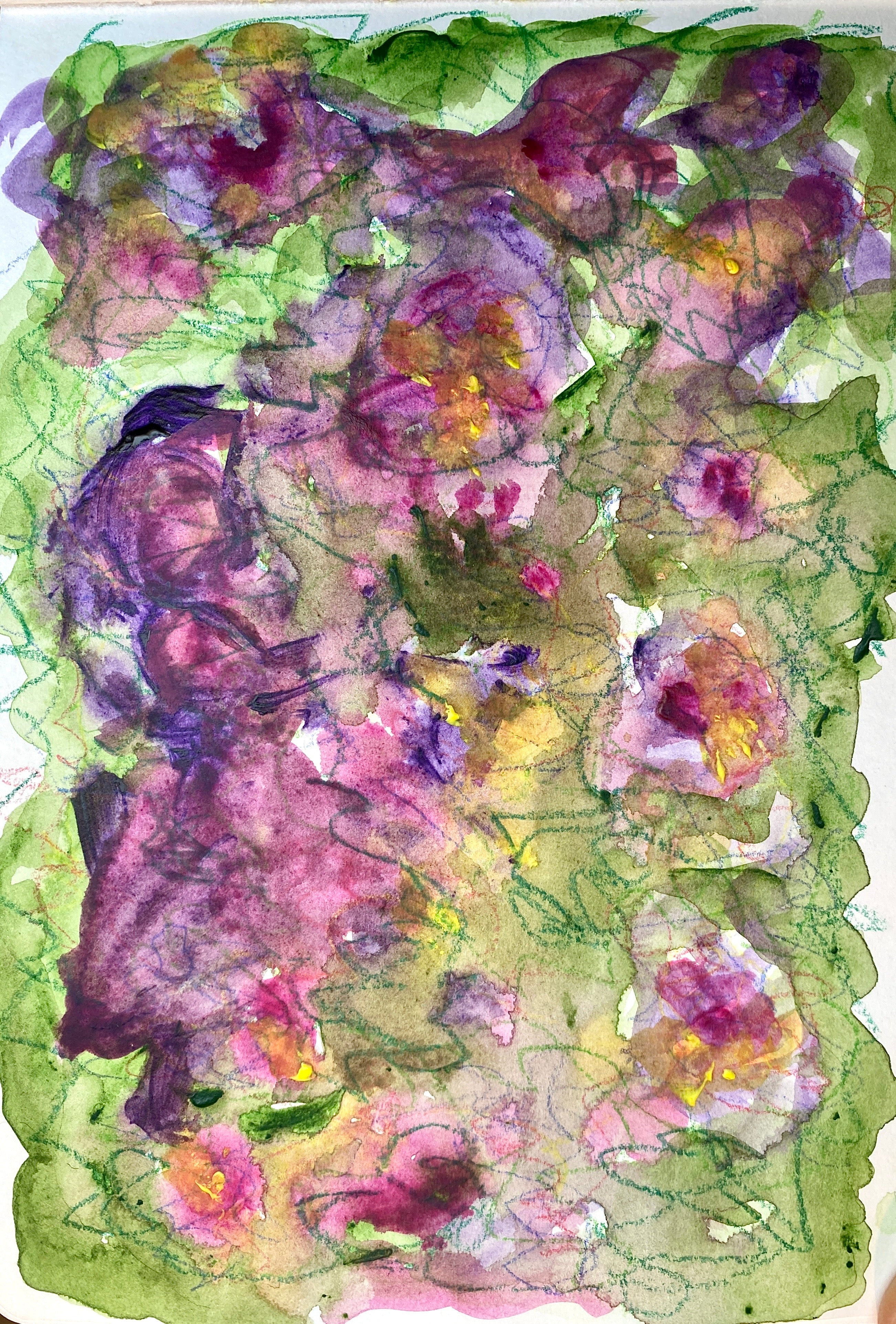 Painting &quot;Garden Girl&quot;