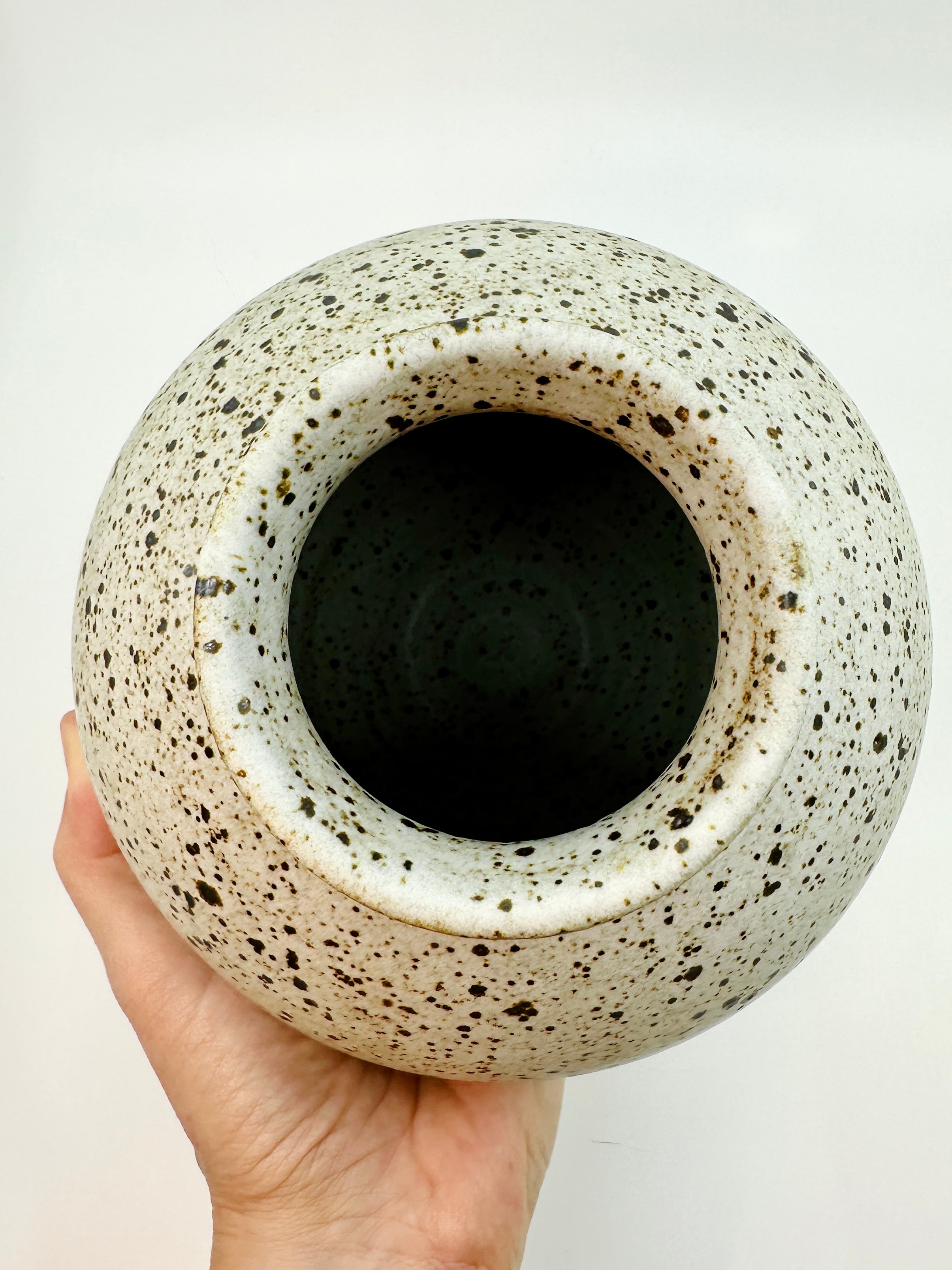 White speckled vase no. 36