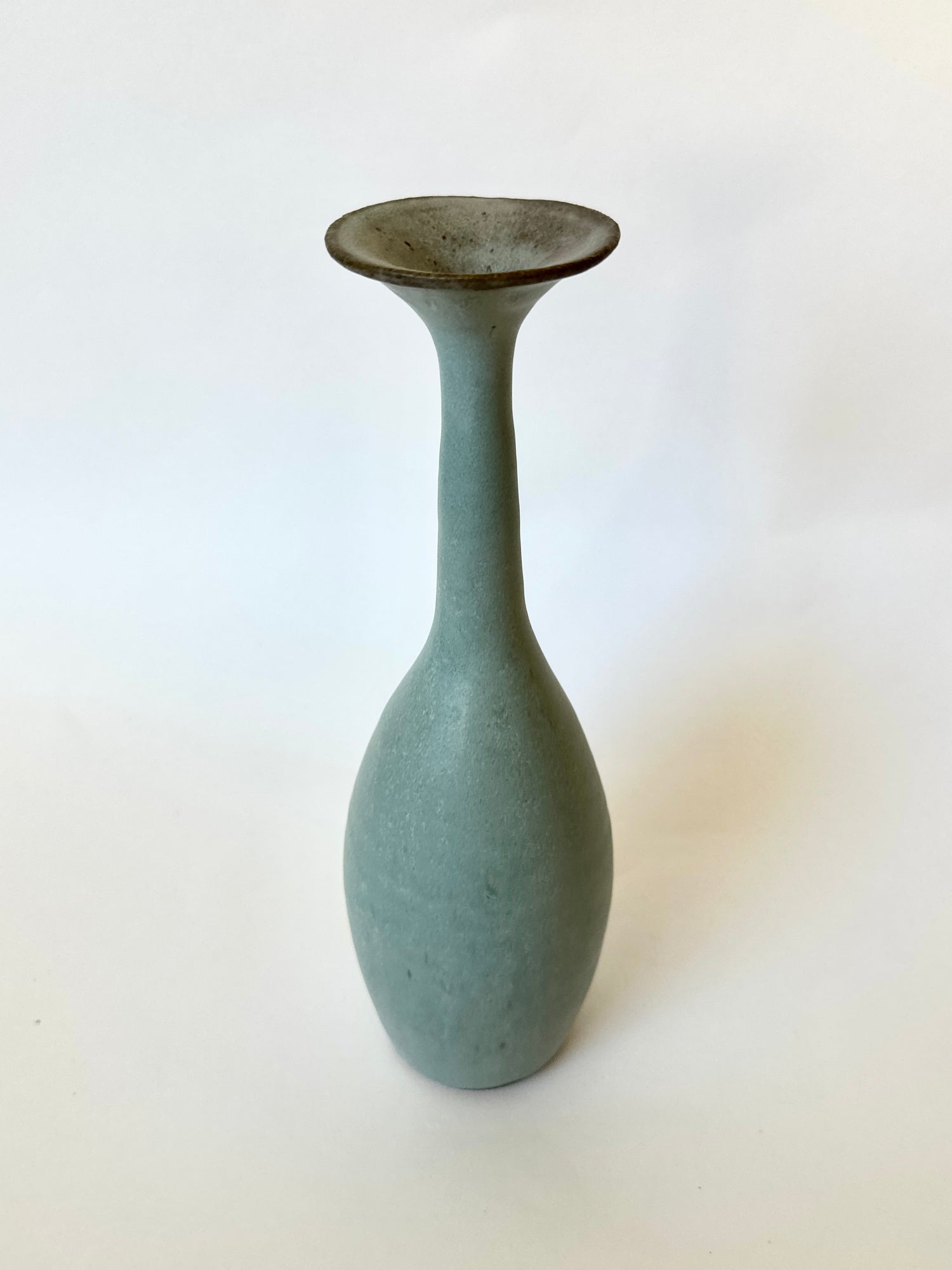 Blue flared bottleneck No. 2