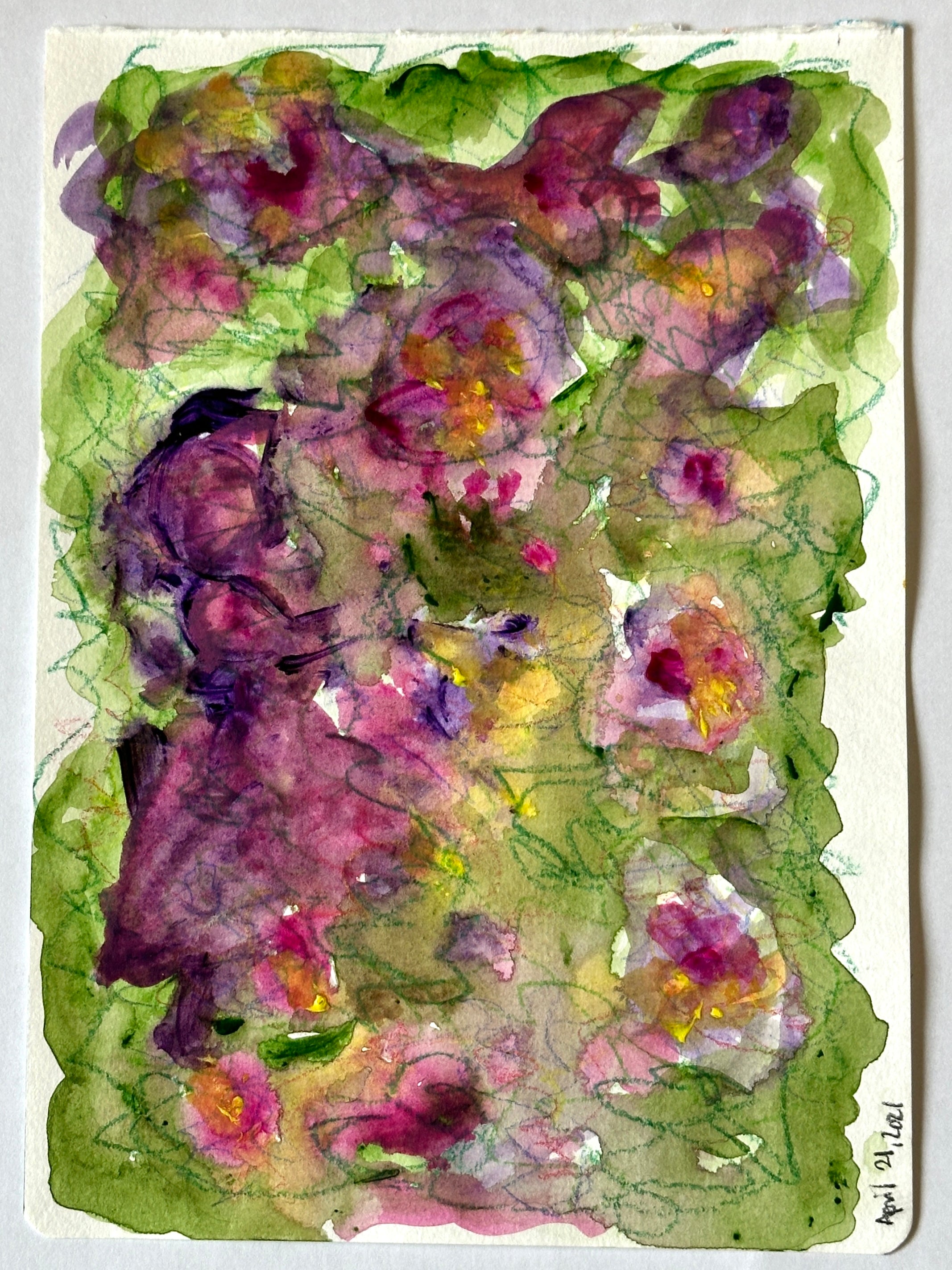 Painting "Garden Girl"