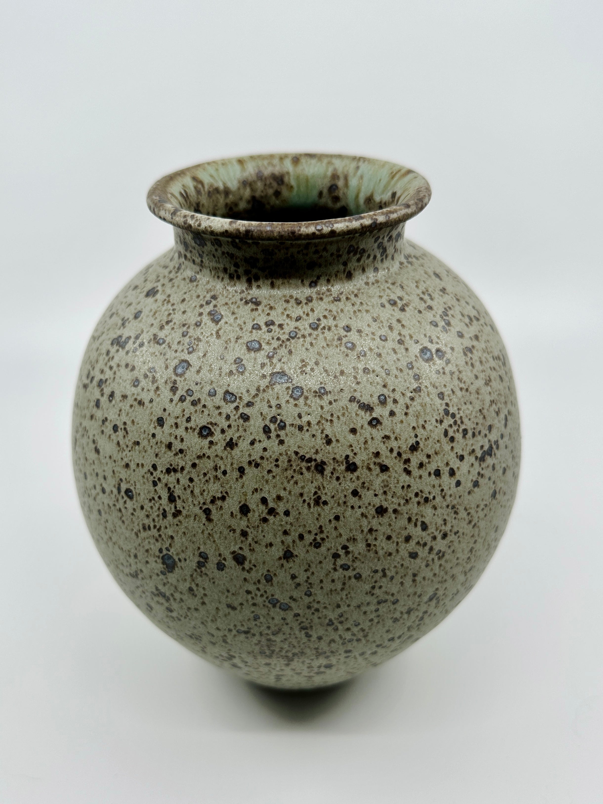 Blue speckled vase no. 25