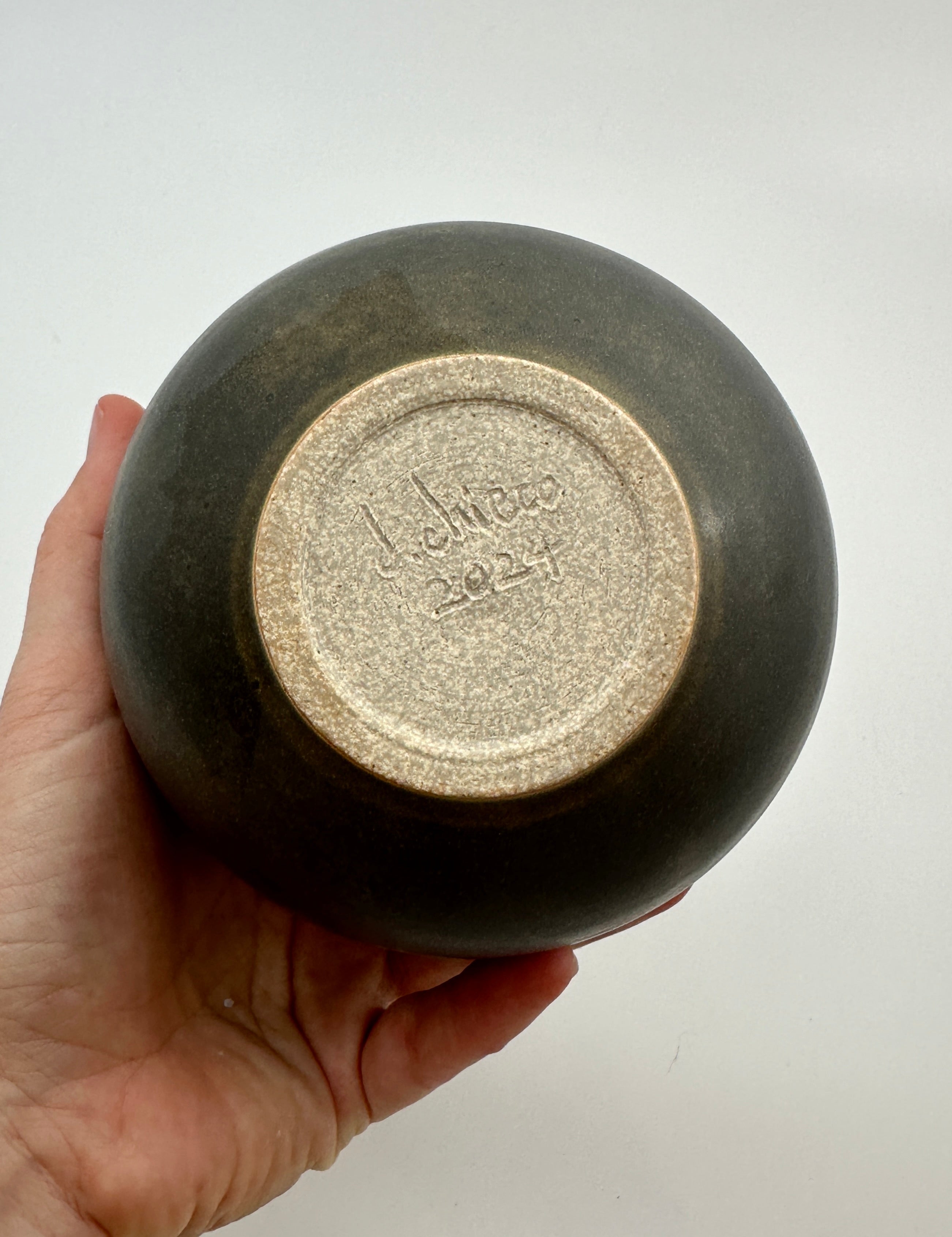 Brown tiny neck vessel no. 35