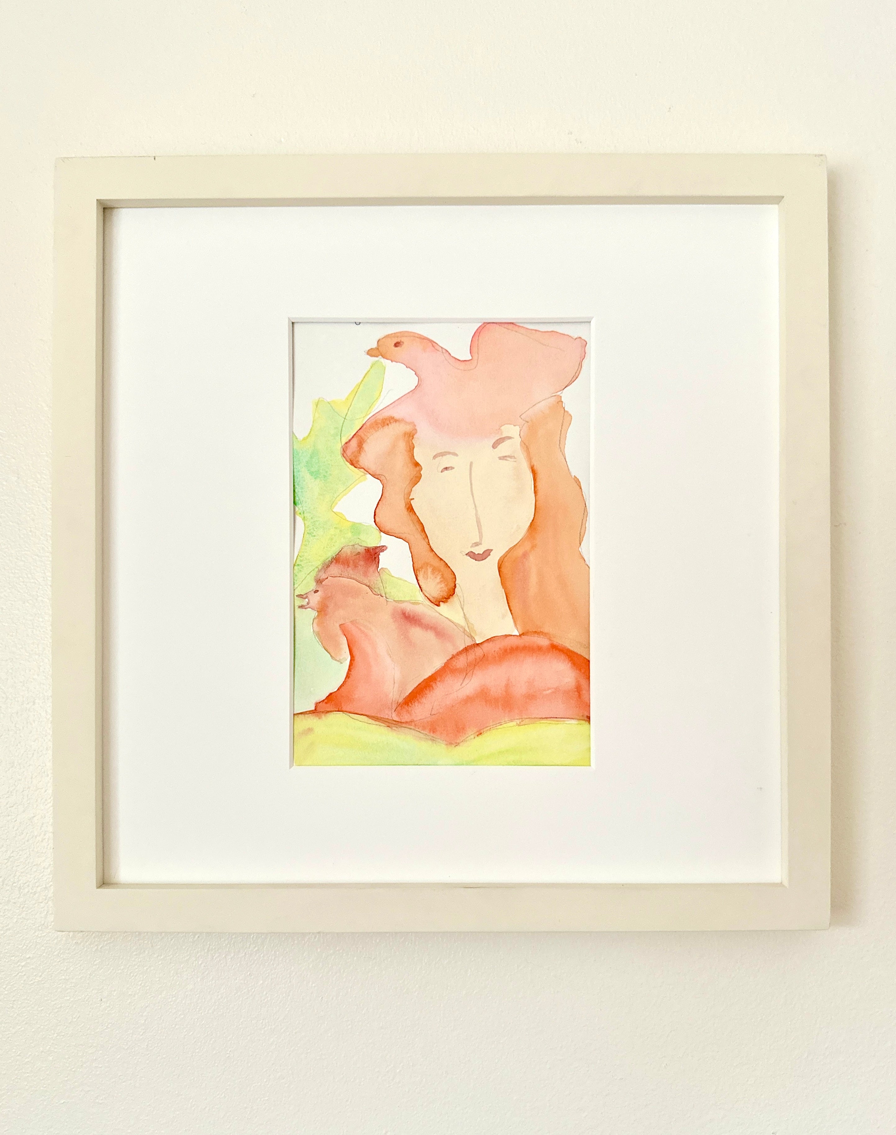 Painting “Bird Lady"