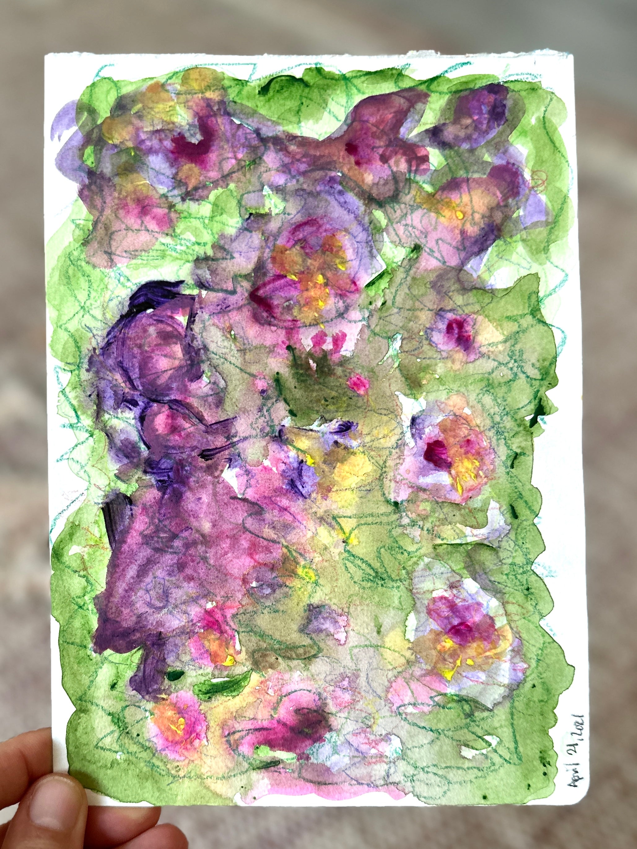 Painting "Garden Girl"