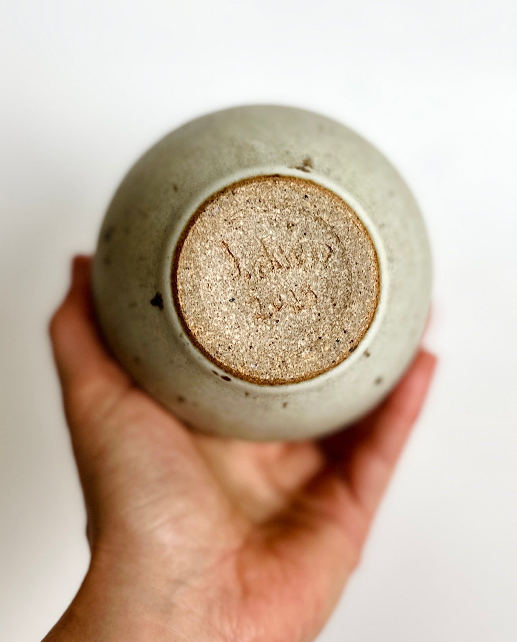 Gray speckled vase no. 1