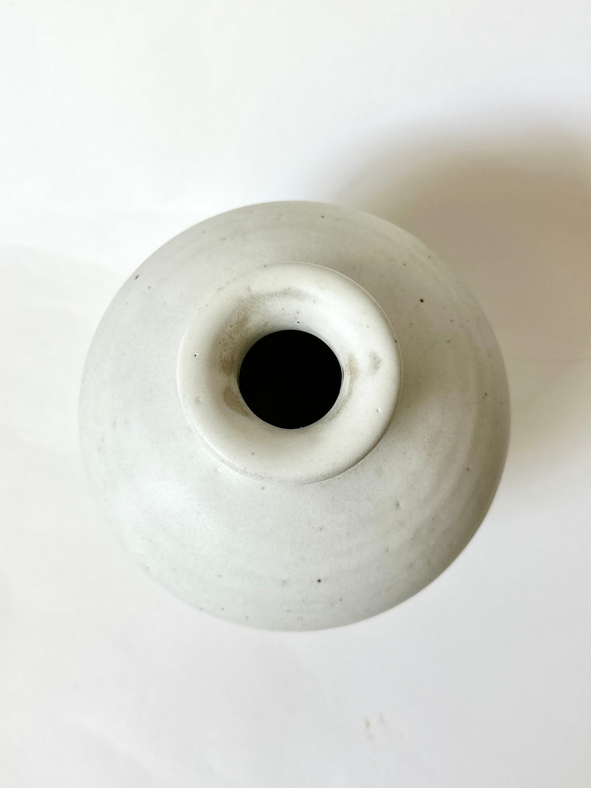 Matte white vase no. 28