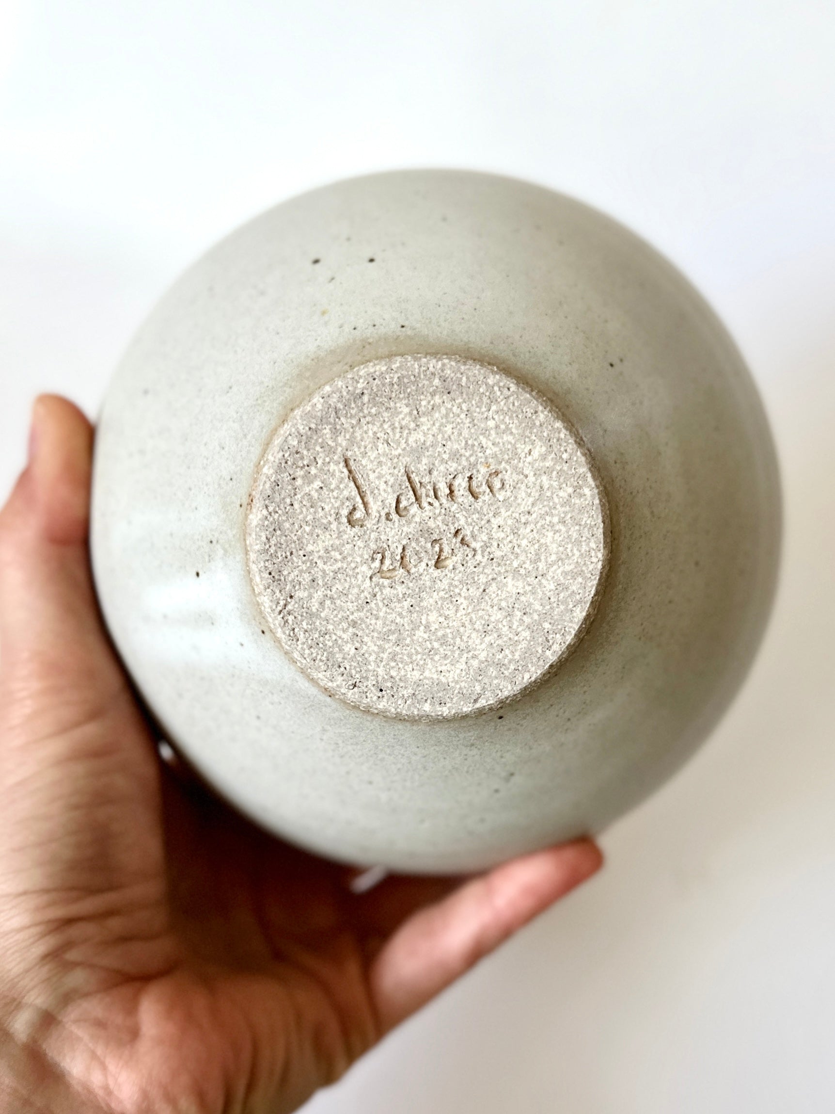 Matte white vase no. 28
