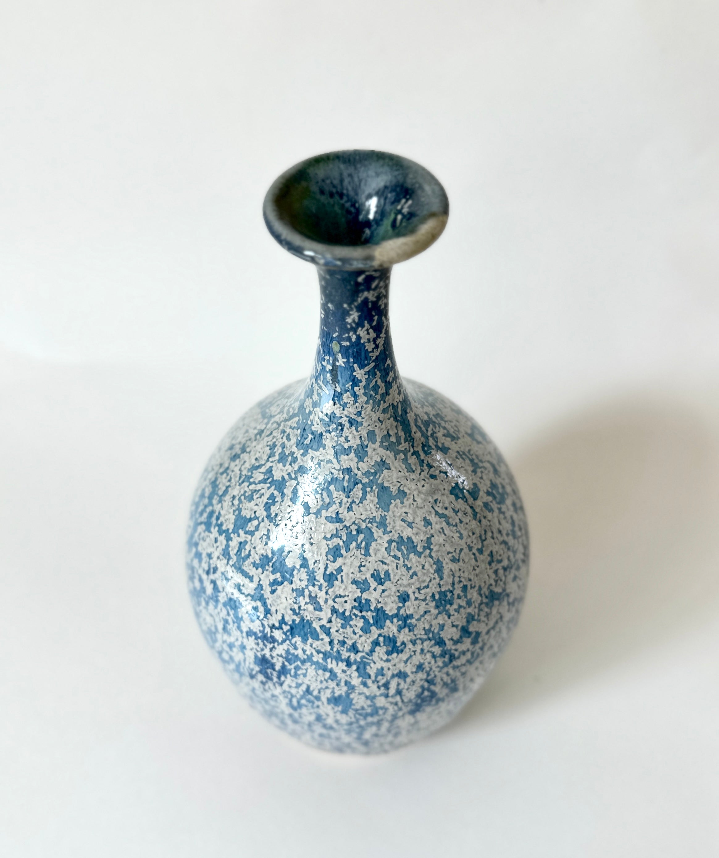 Frosty blue bottleneck no. 6