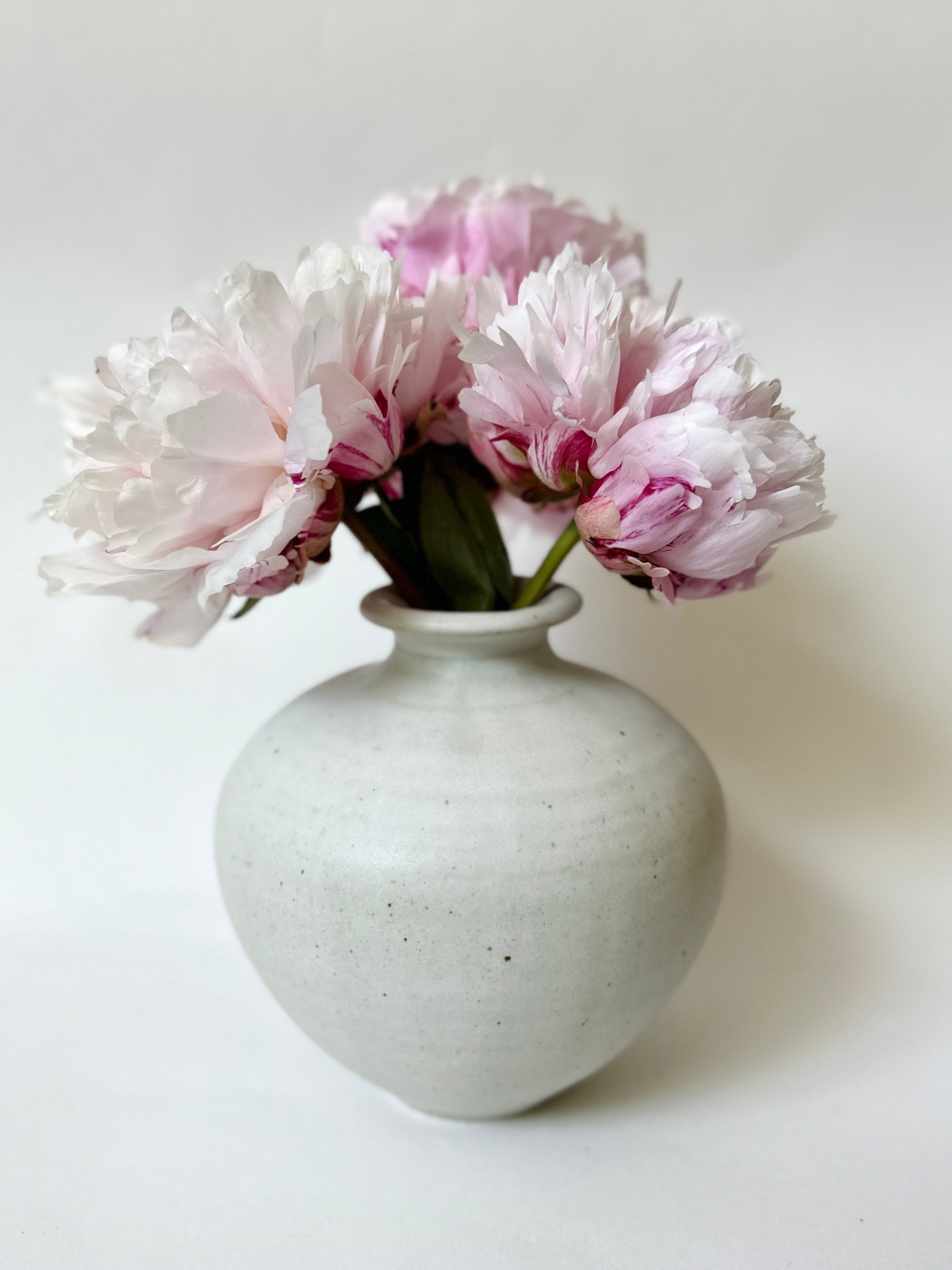 Matte white vase no. 28