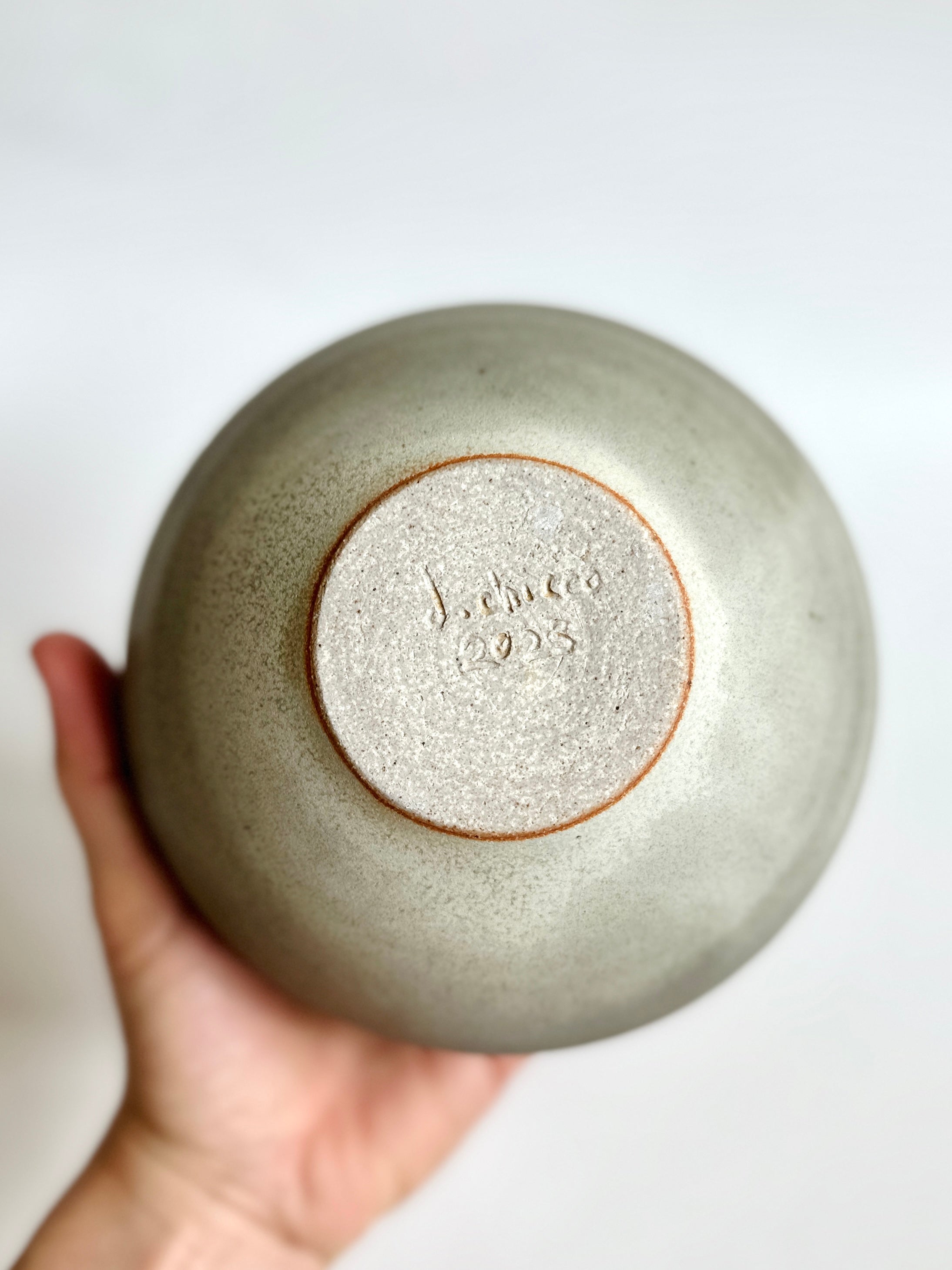 Gray wide vase no. 18