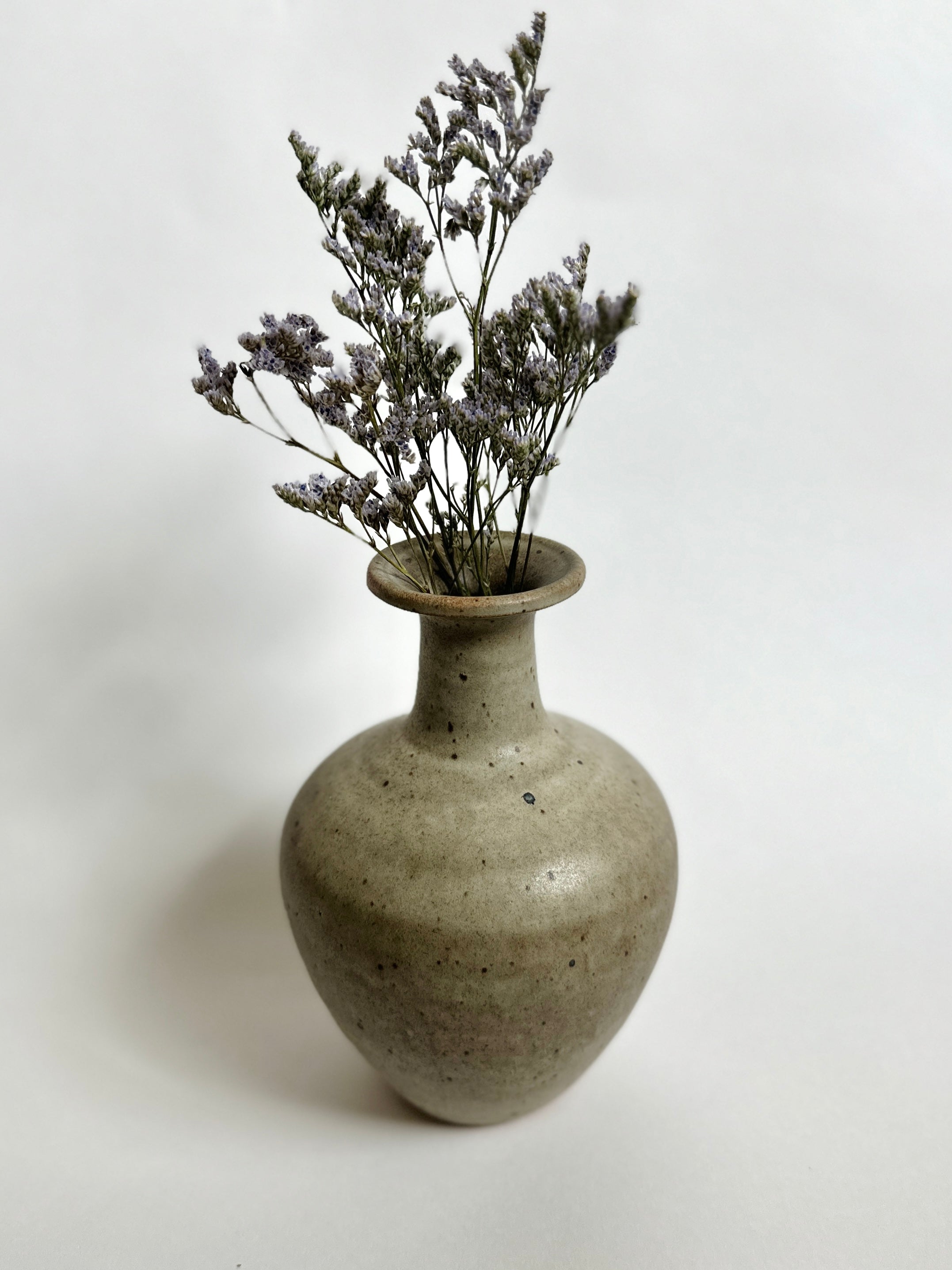 Gray speckled vase no. 6