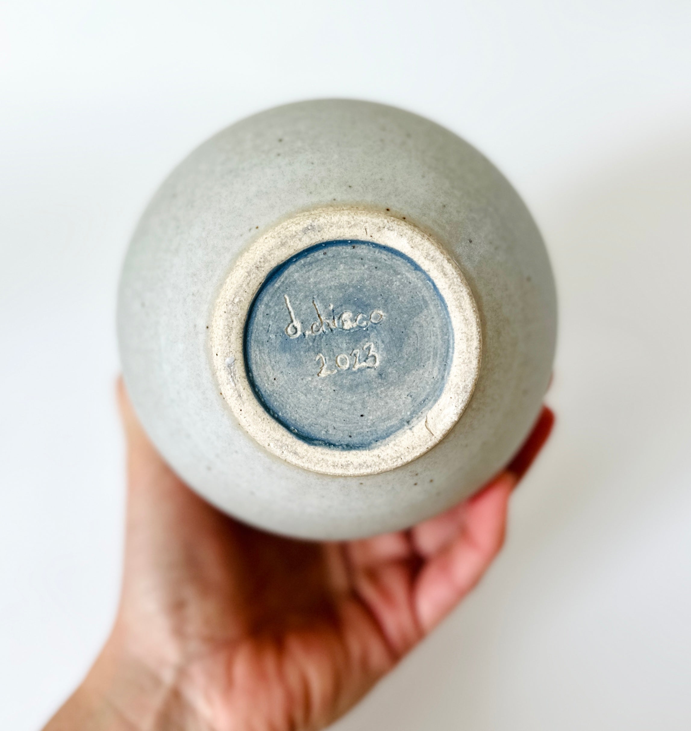Matte white bubble vase