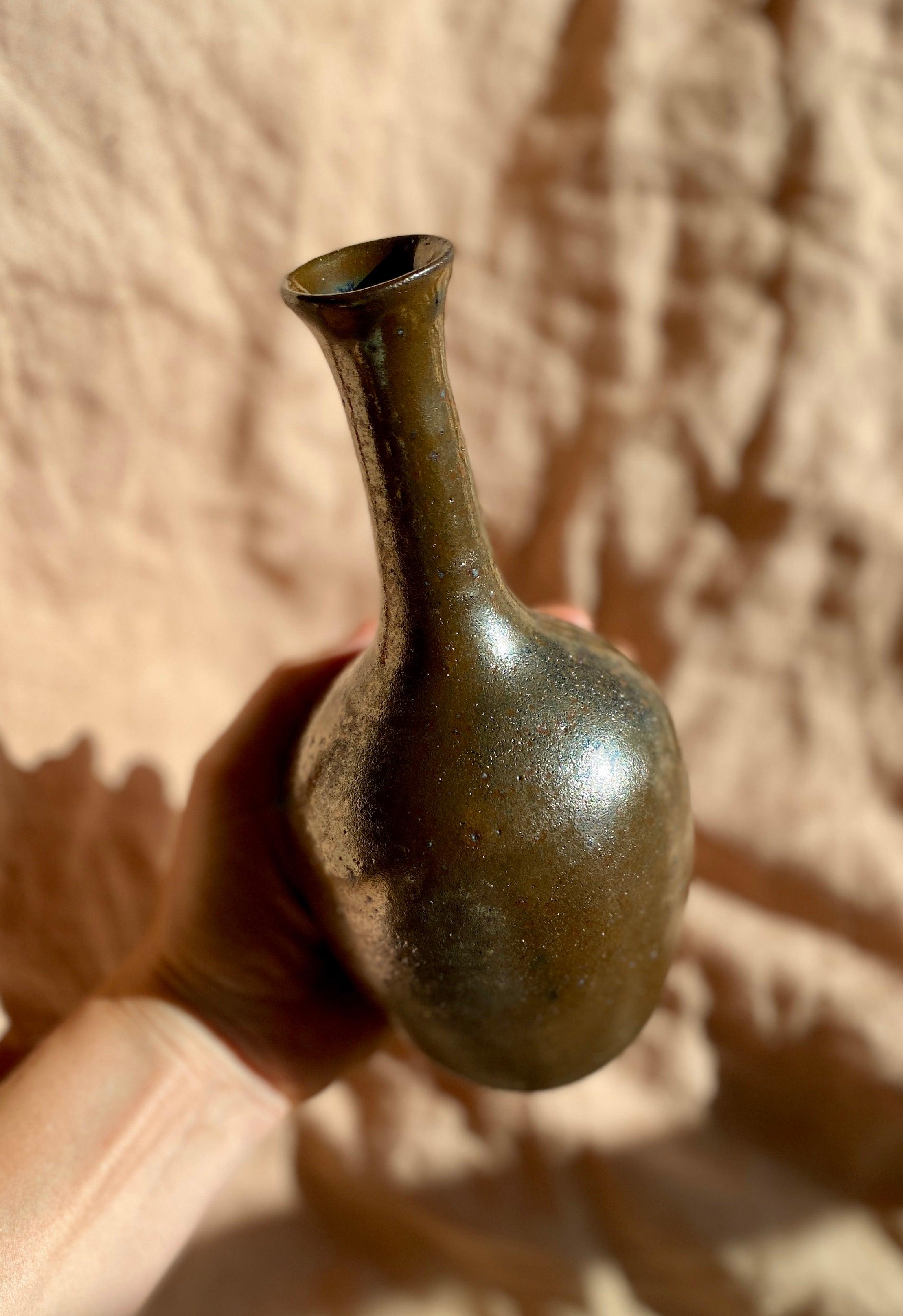 Metallic decorative bottle - Dana Chieco Studio