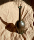 Bronze decorative bottle with green highlights - Dana Chieco Studio
