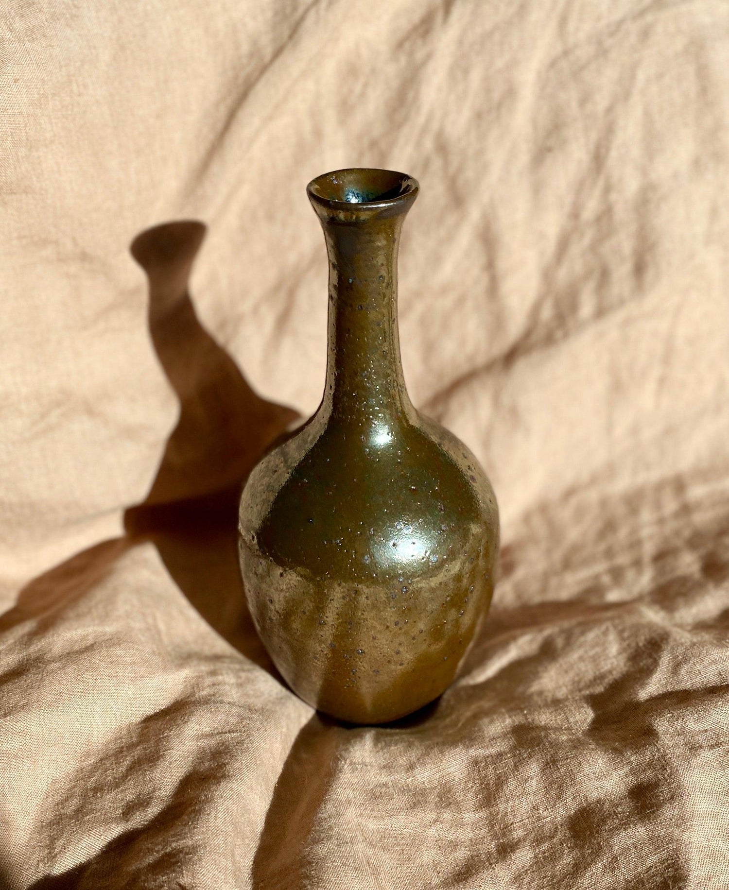 Metallic decorative bottle - Dana Chieco Studio