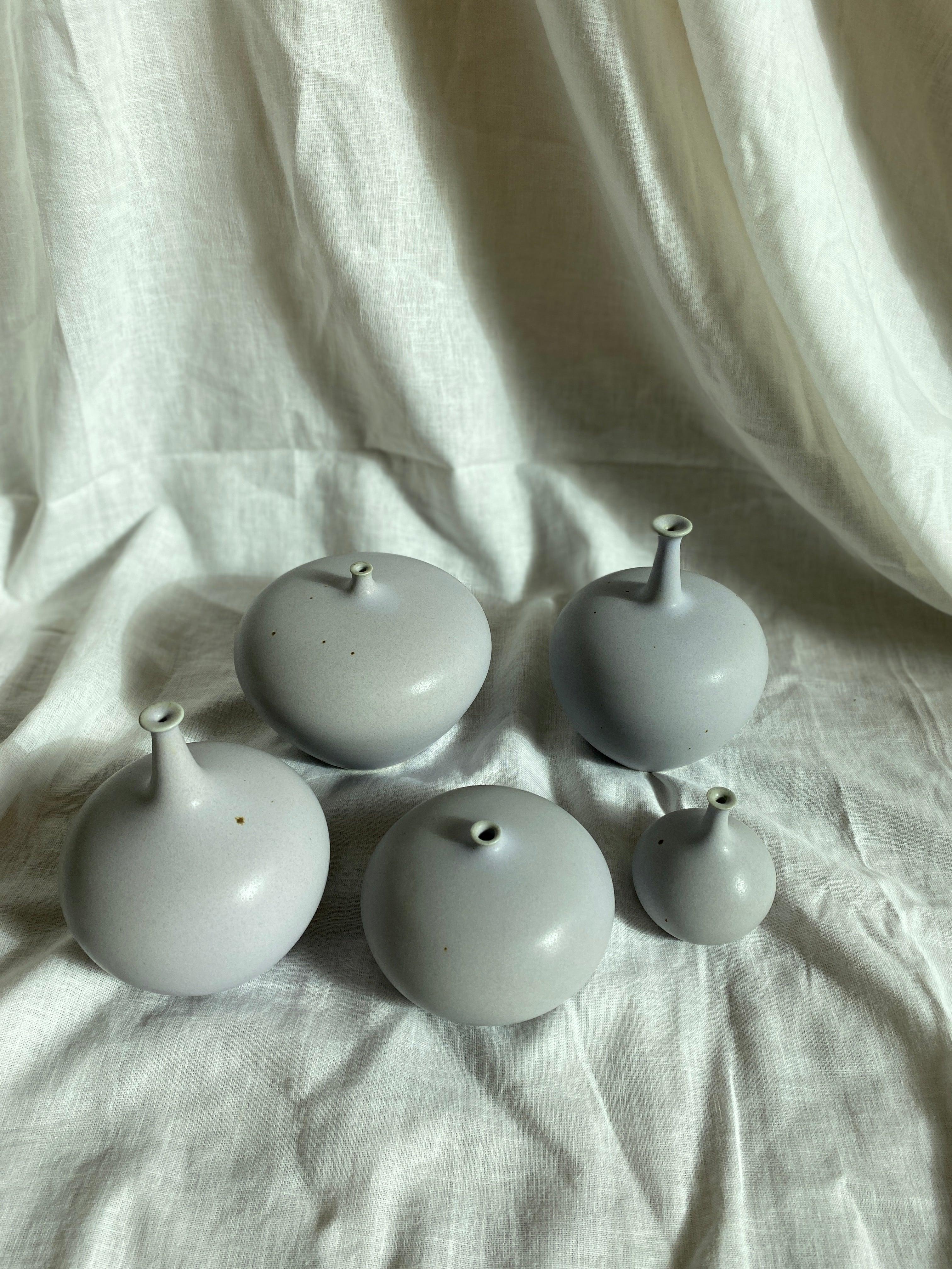 Lavender porcelain mini neck - Dana Chieco Studio