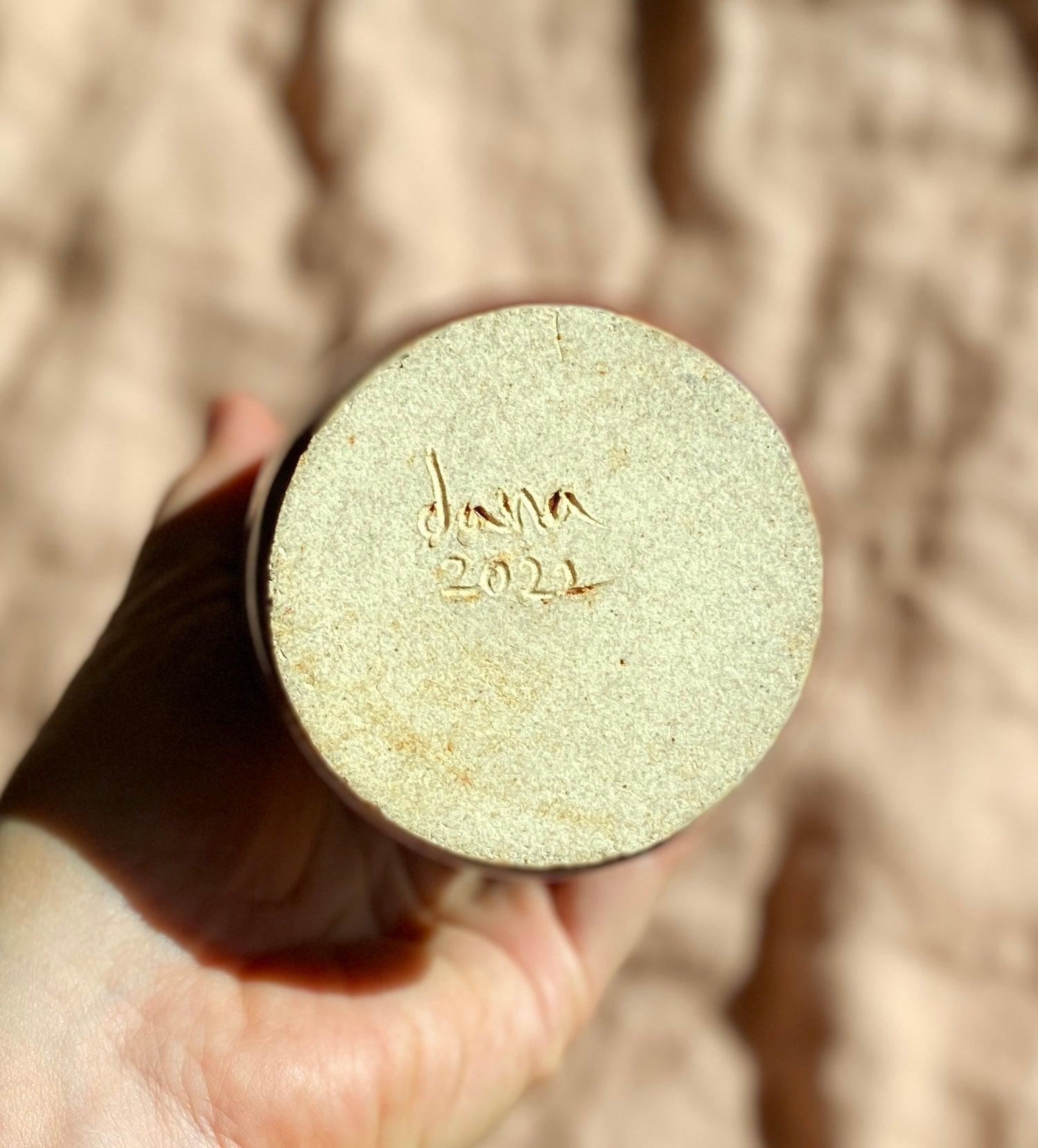 Red decorative bottle No. 2 - Dana Chieco Studio