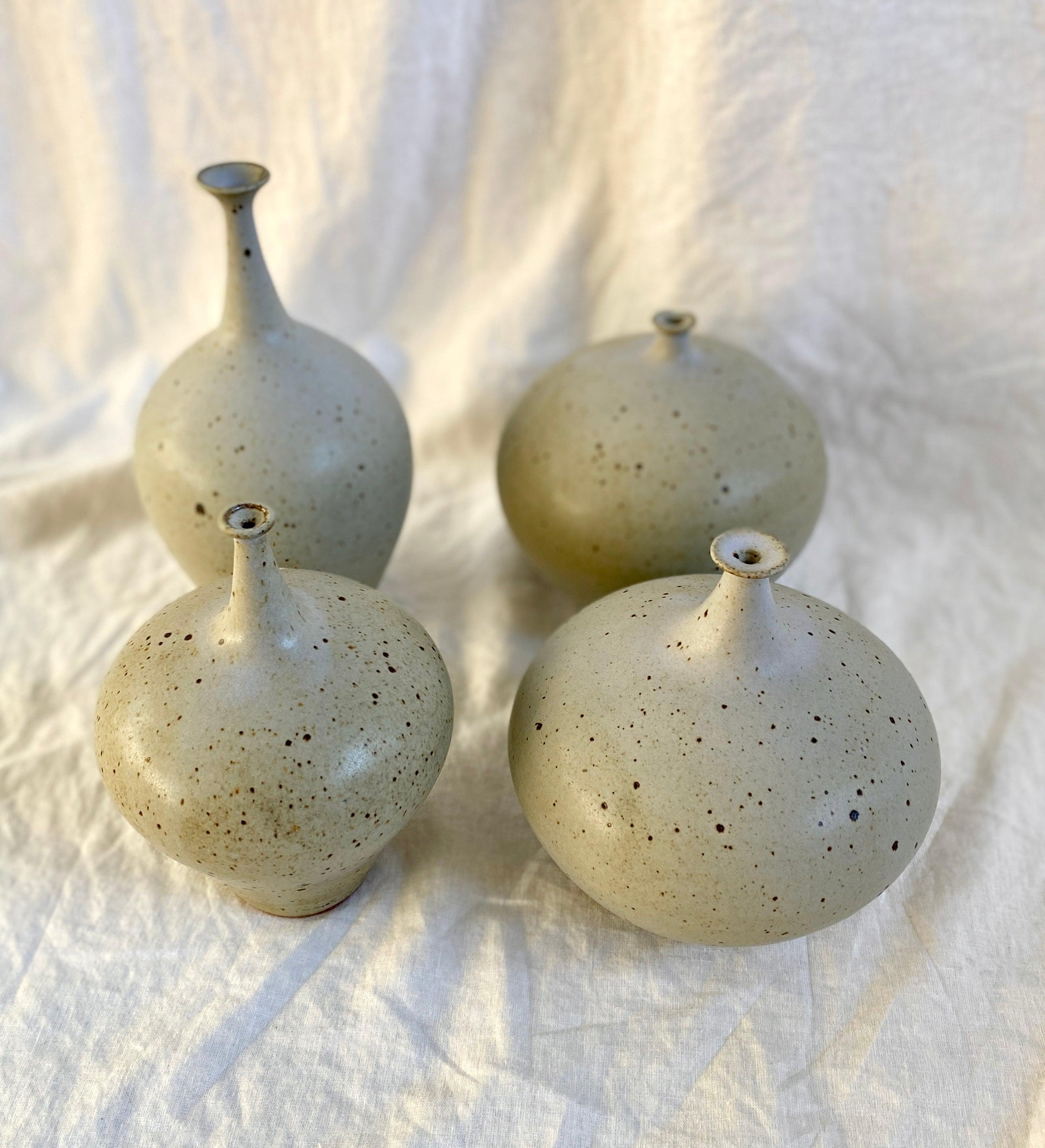 Lavender speckled wide vessel no. 3 - Dana Chieco Studio
