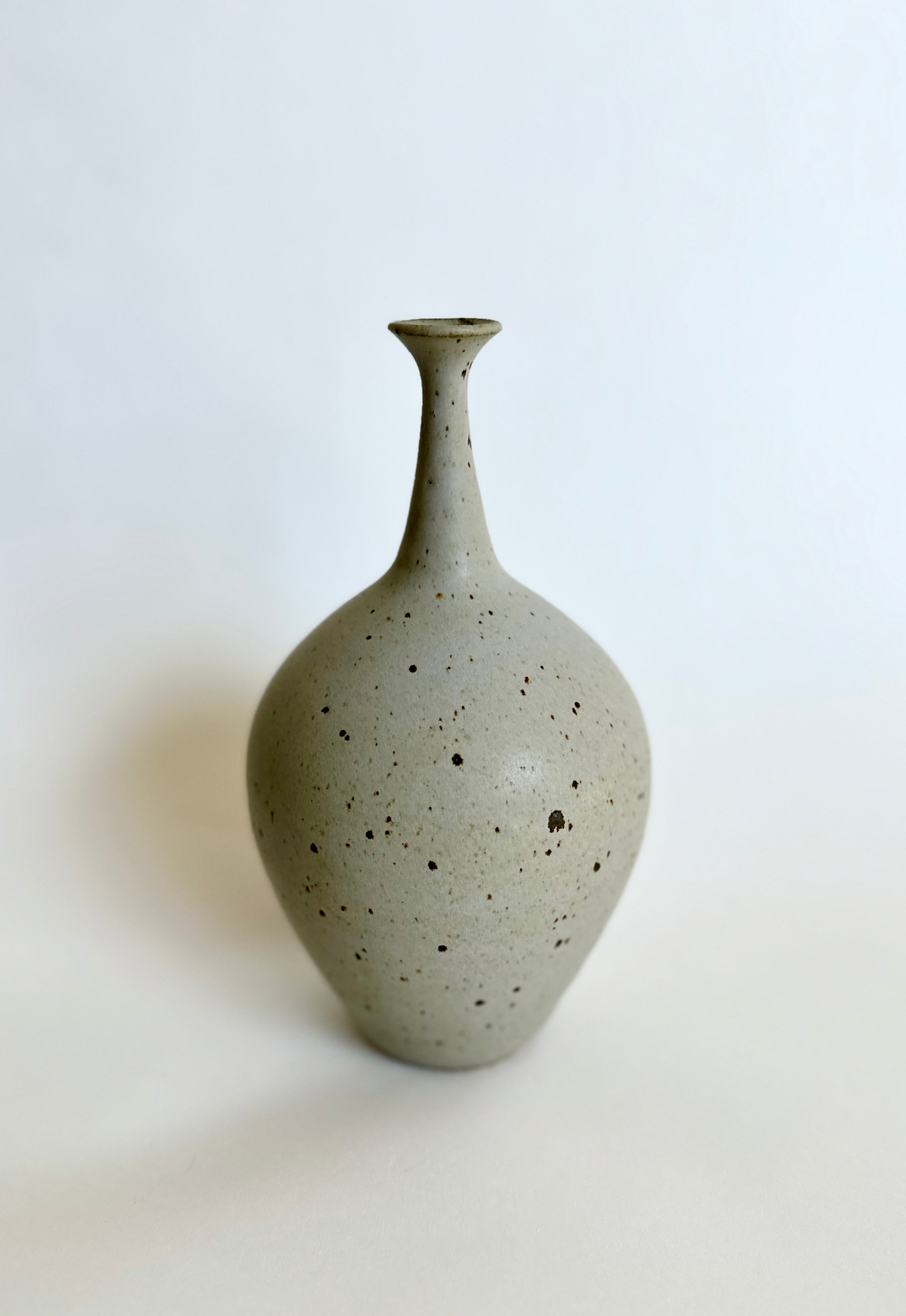 Lavender speckled bottleneck no. 2