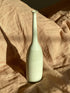 Matte white tall decorative bottle No. 4 - Dana Chieco Studio