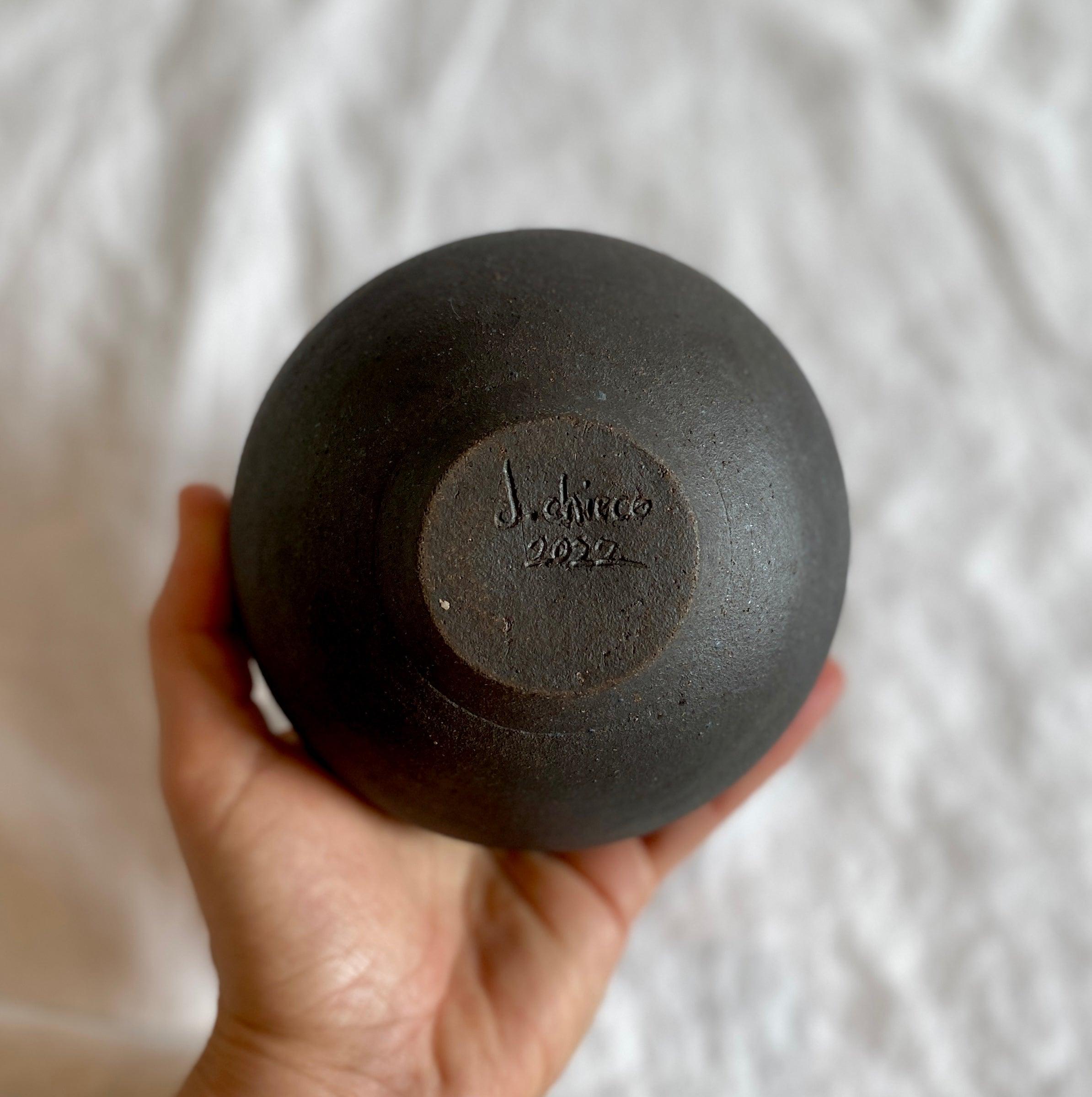 Black clay wide no. 5 - Dana Chieco Studio