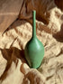 Green decorative bottle No. 6 - Dana Chieco Studio