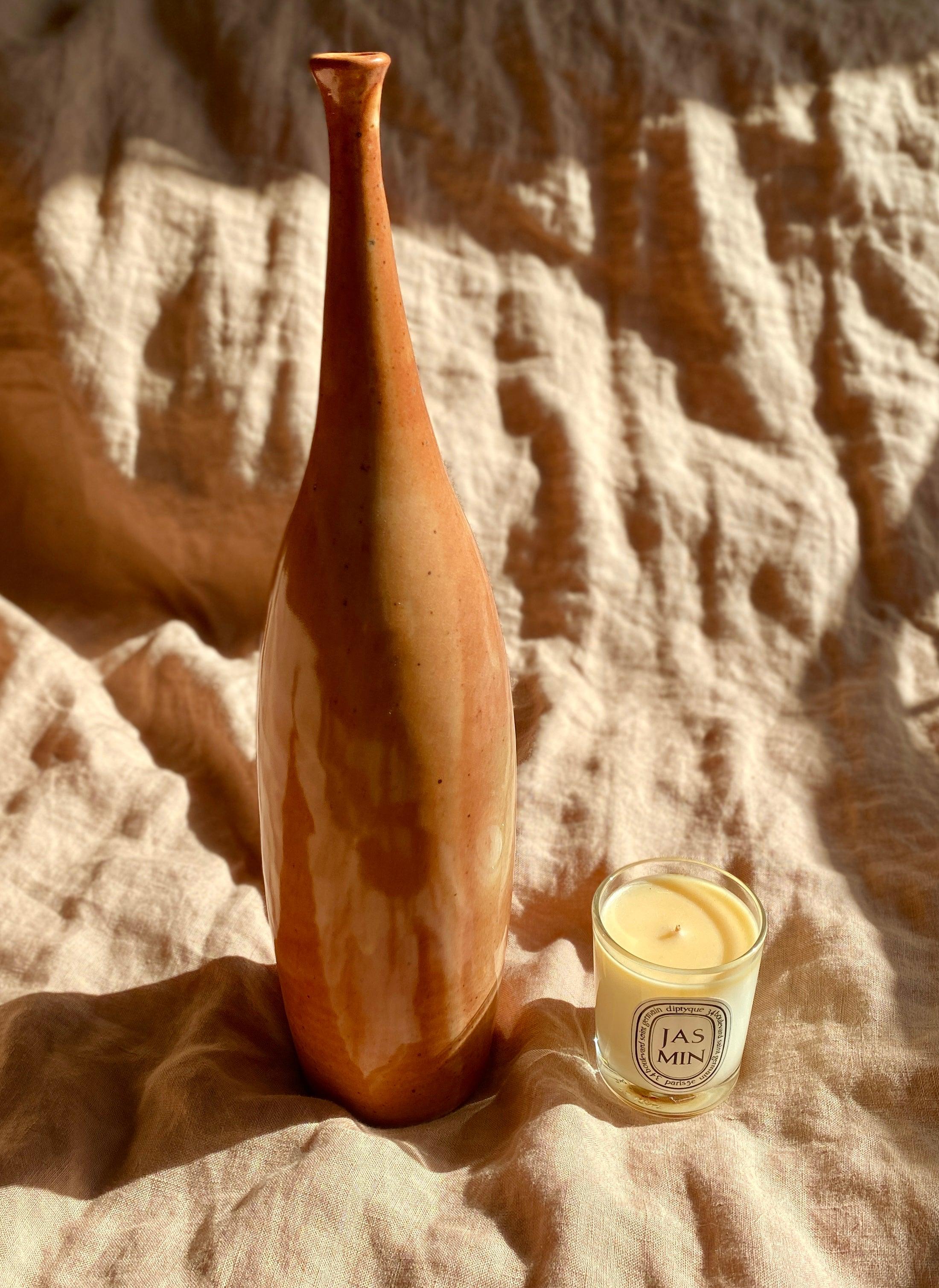 Shino decorative bottle No. 14 - Dana Chieco Studio