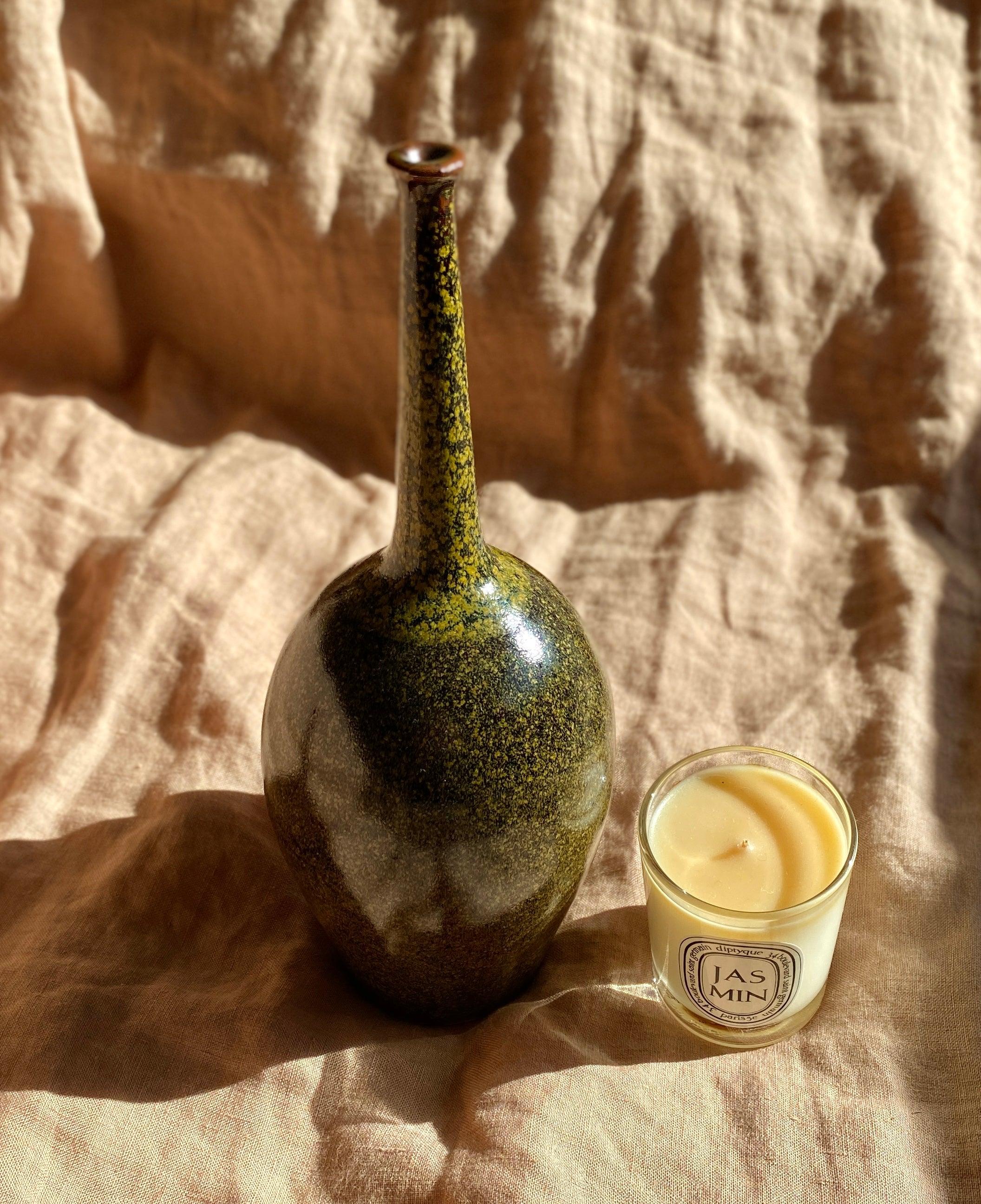 "Tea dust" glazed skinny neck - Dana Chieco Studio