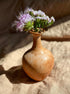 Pink/peach speckled bottle neck vase No. 6 - Dana Chieco Studio