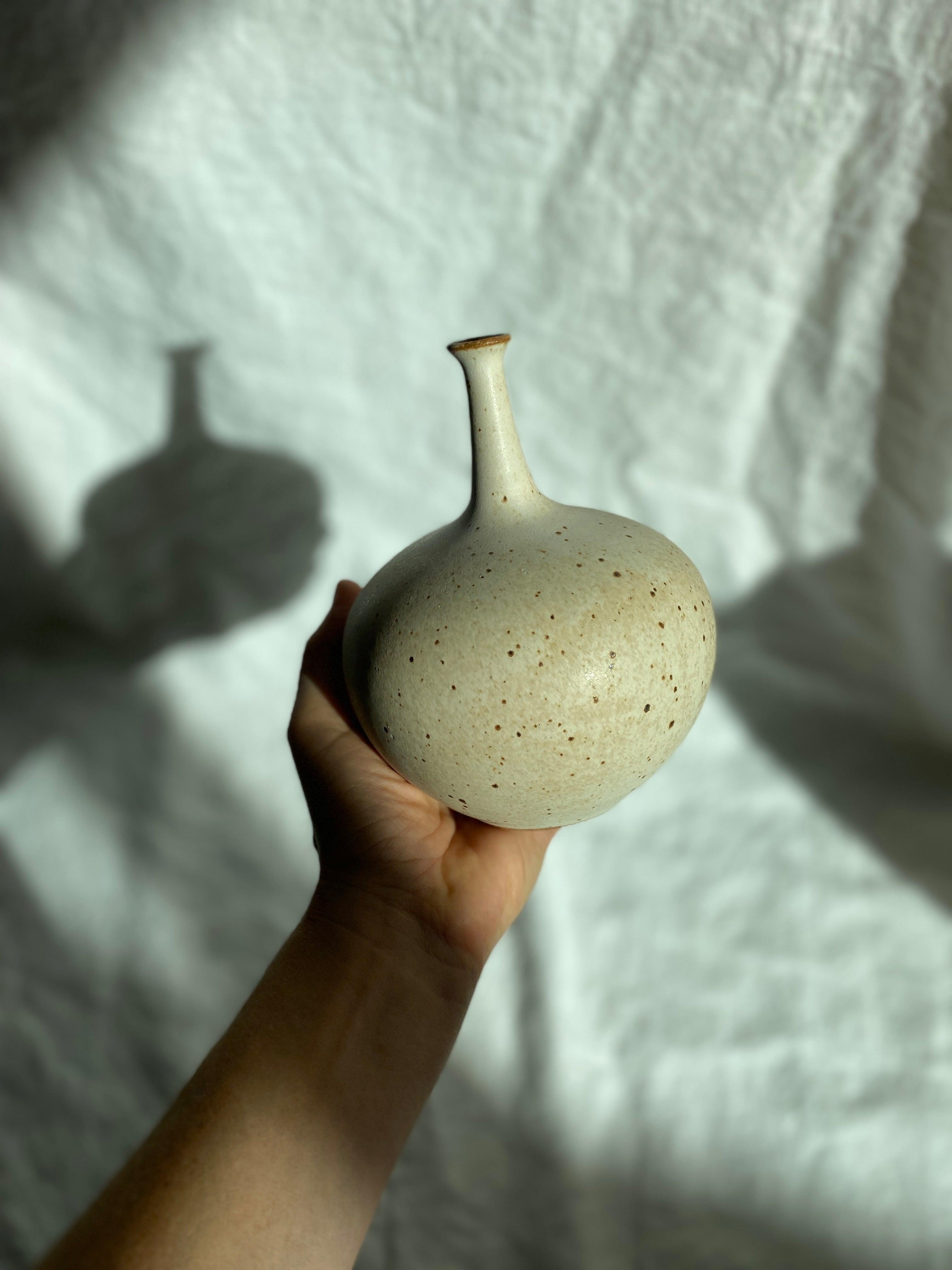 Warm satin white bottleneck no. 6 - Dana Chieco Studio