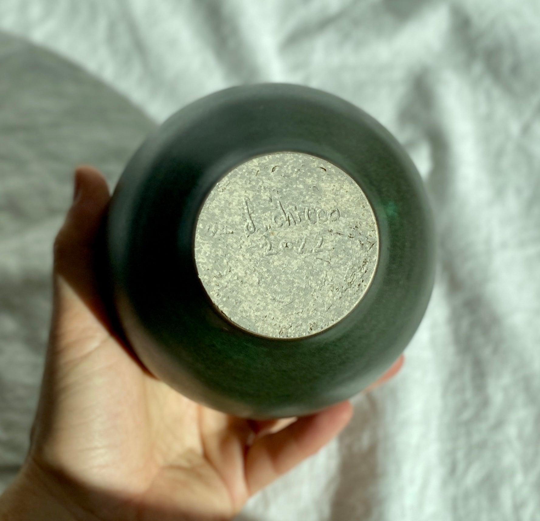 Green wide bottleneck no. 23 - Dana Chieco Studio