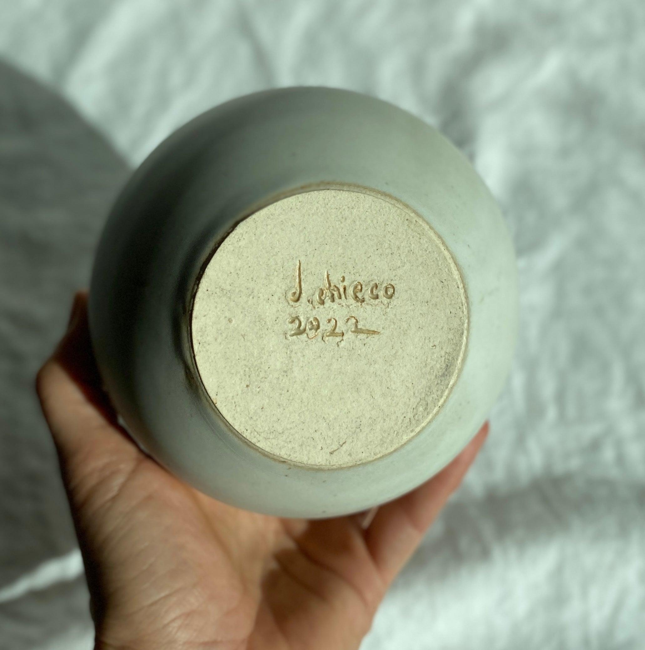 Matte white bottleneck no. 16 - Dana Chieco Studio