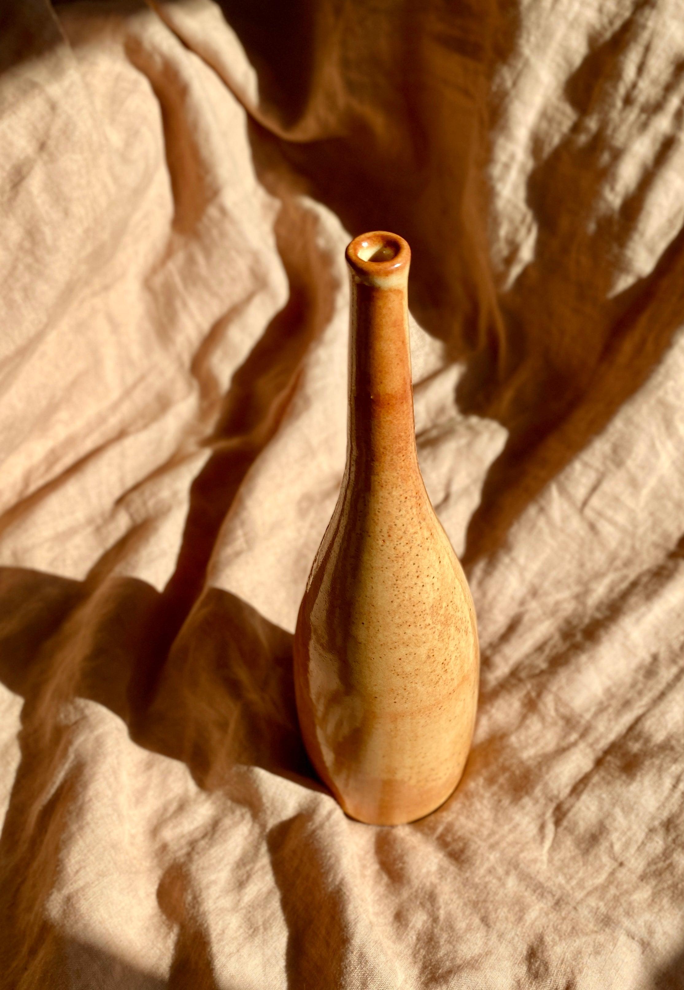 Shino rustic decorative bottle No. 16 - Dana Chieco Studio