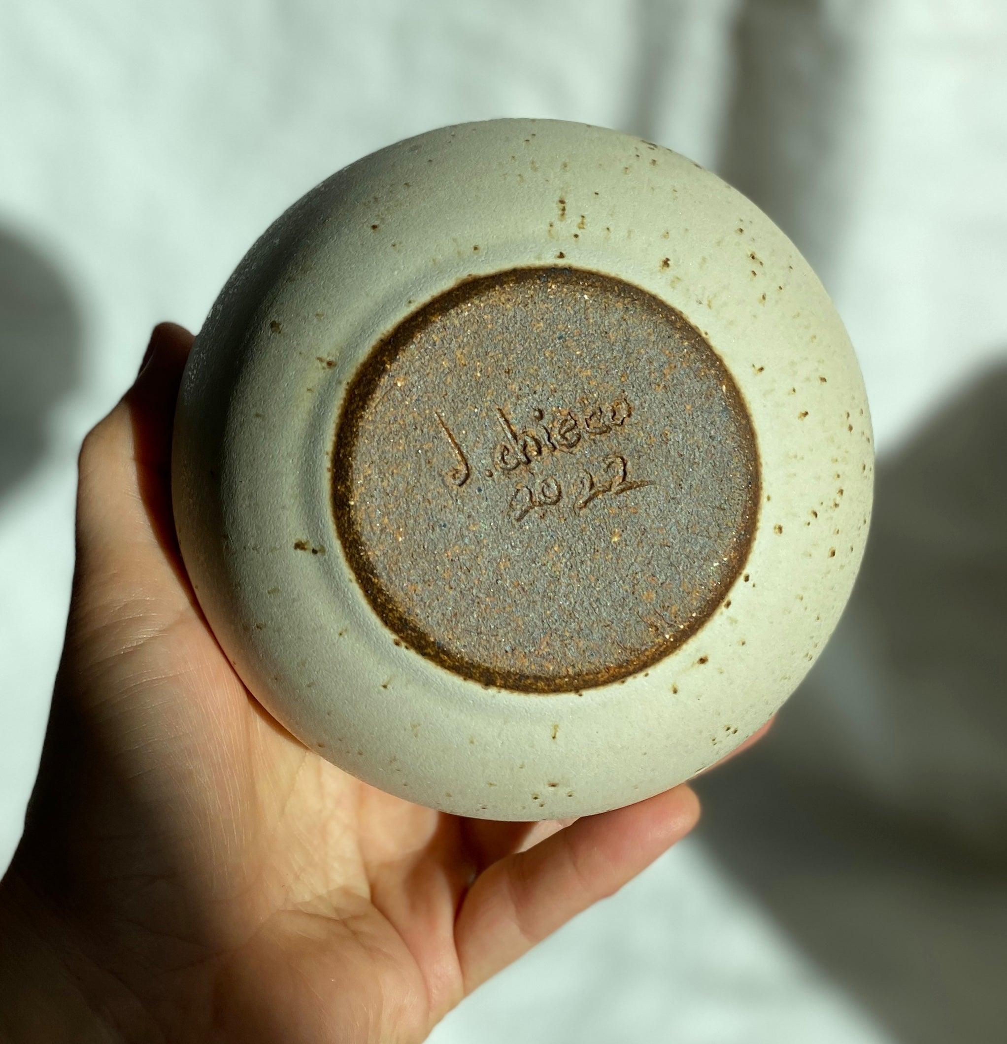 Warm satin white bottleneck red clay no. 5 - Dana Chieco Studio