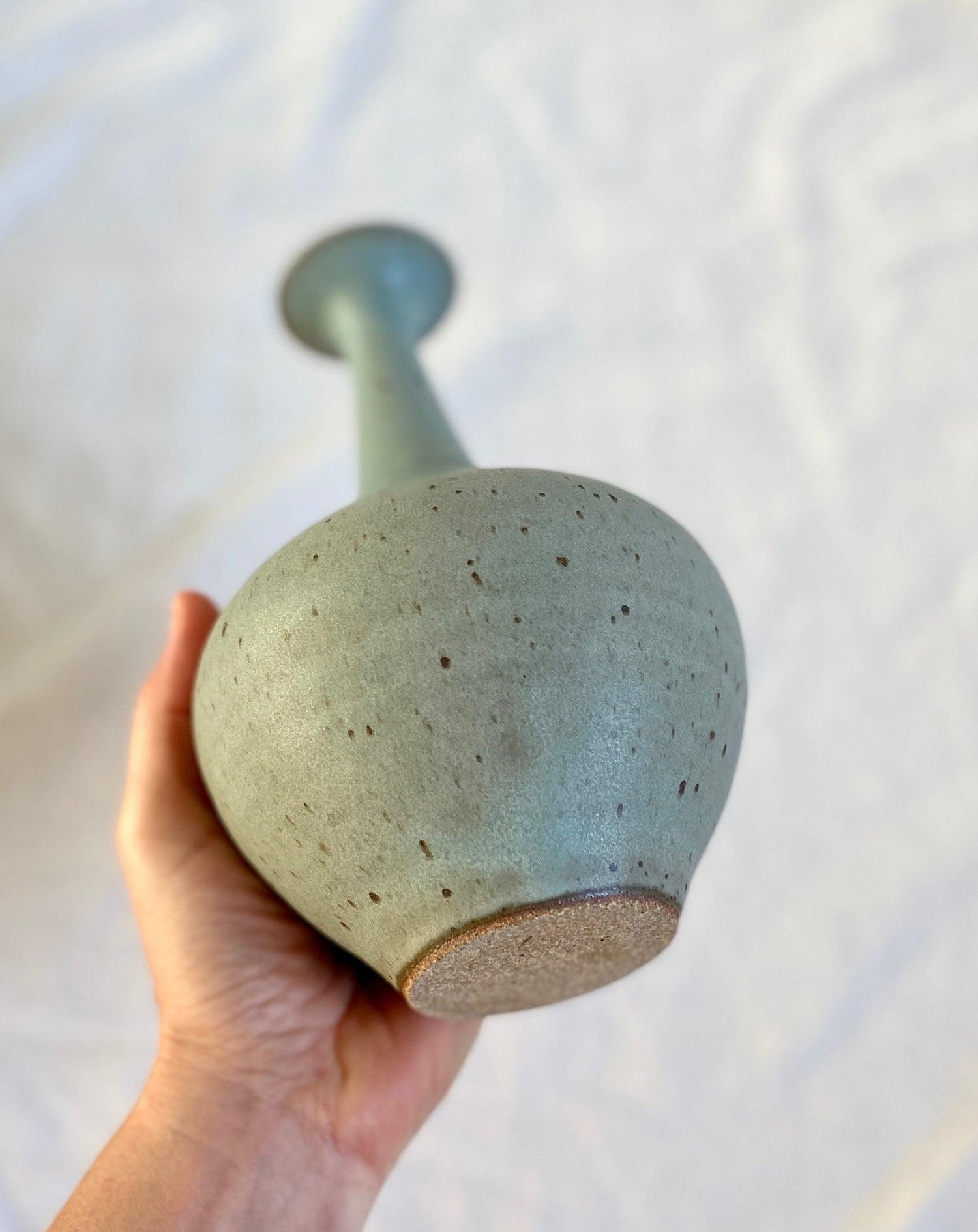 Blue speckled bottleneck no. 11 - Dana Chieco Studio