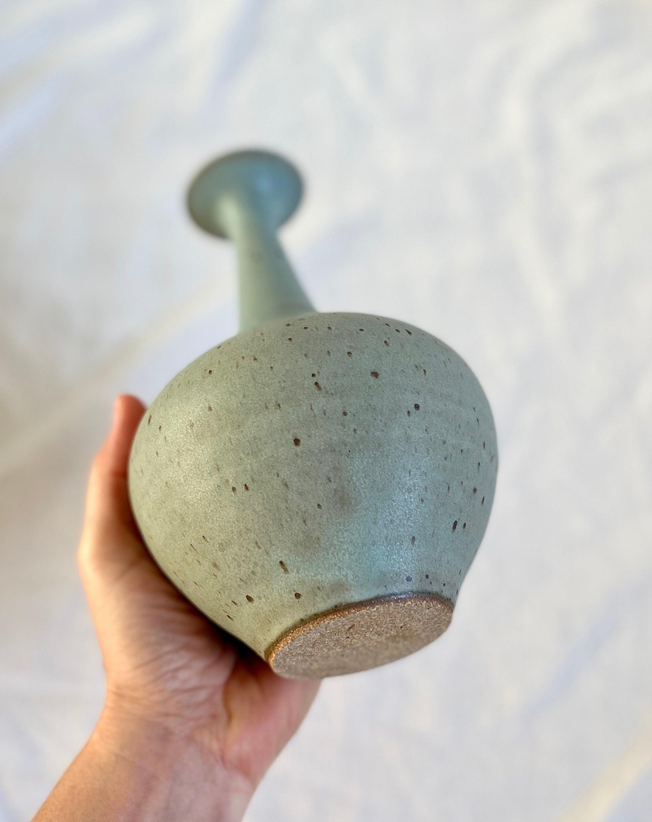 Blue speckled bottleneck no. 11 - Dana Chieco Studio