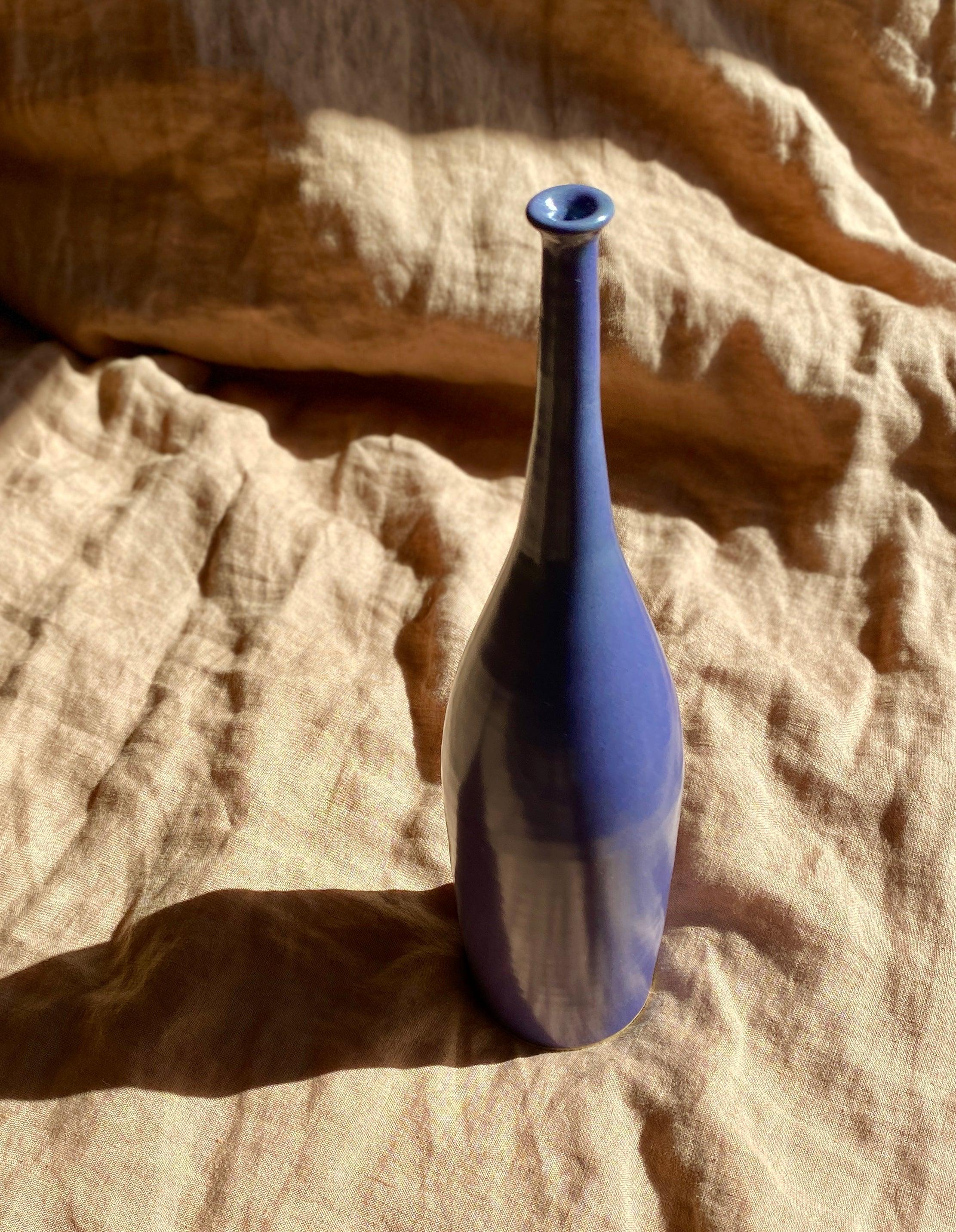 Purple decorative bottle No. 1 - Dana Chieco Studio