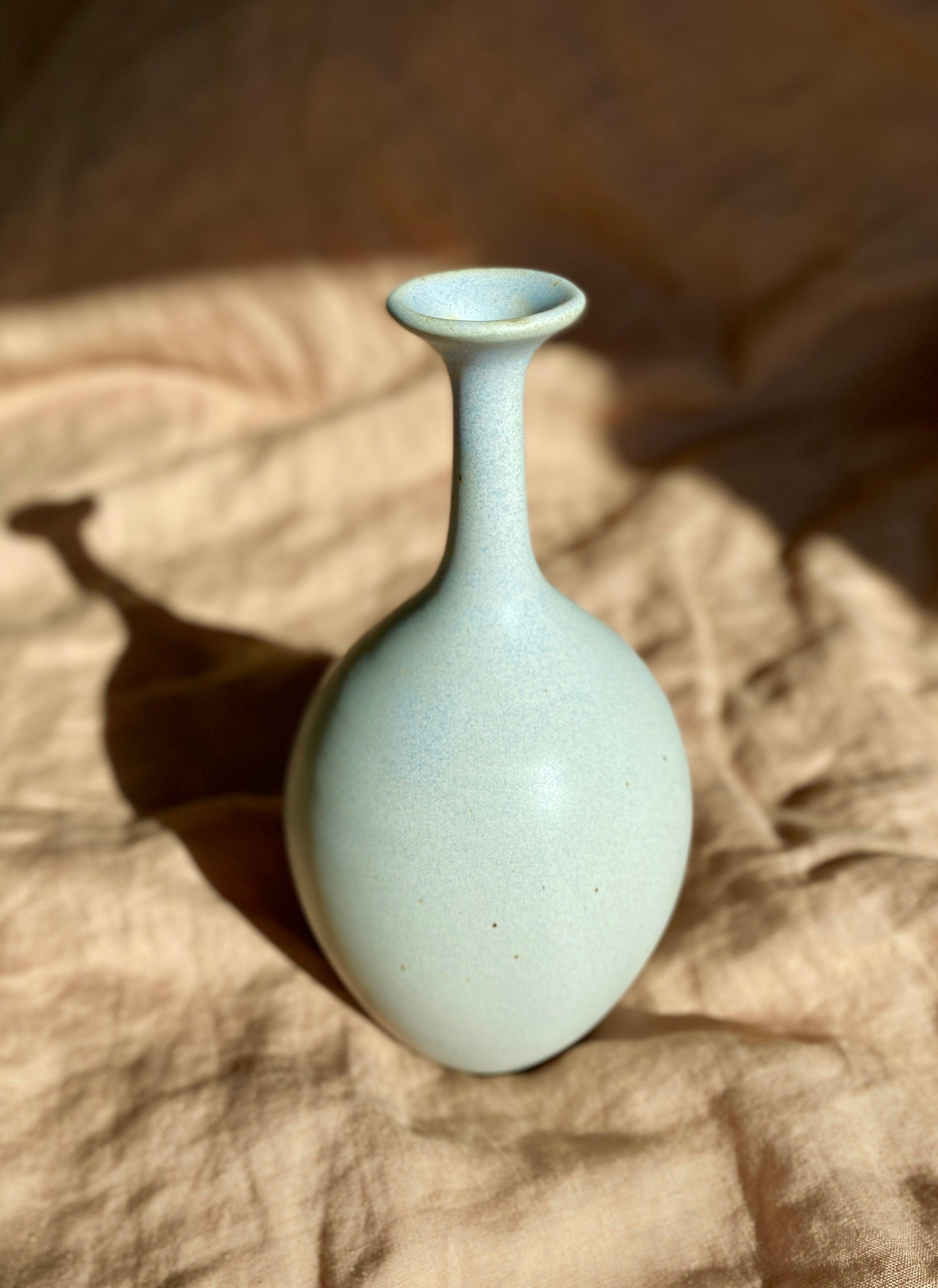 Lavender bottle-neck tall vase No. 2 - Dana Chieco Studio