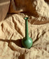Green decorative bottle No. 8 - Dana Chieco Studio