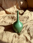 Green decorative skinny-neck vase No. 5 - Dana Chieco Studio