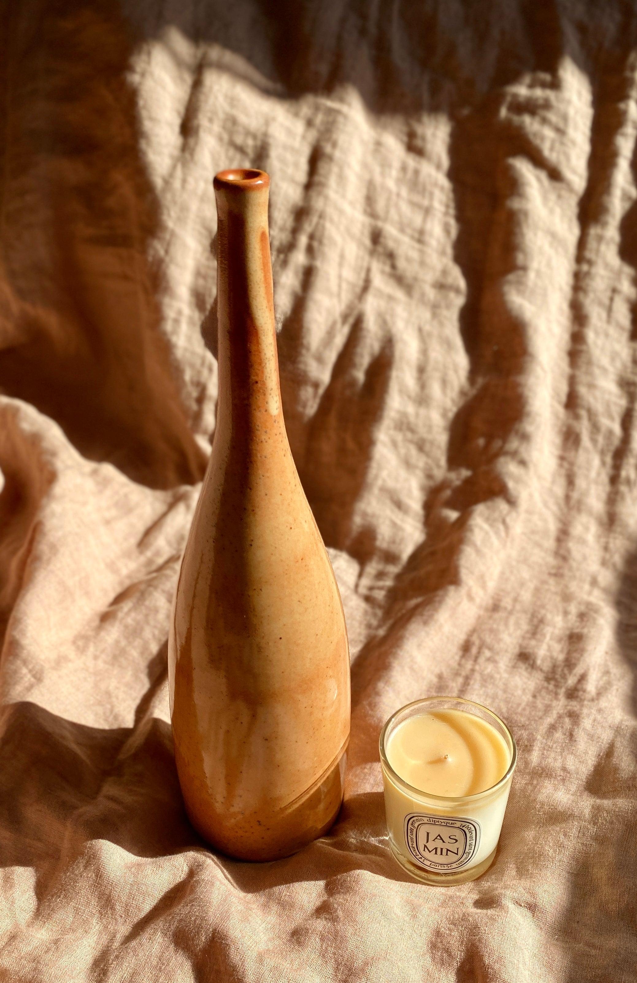Shino rustic decorative bottle No. 16 - Dana Chieco Studio