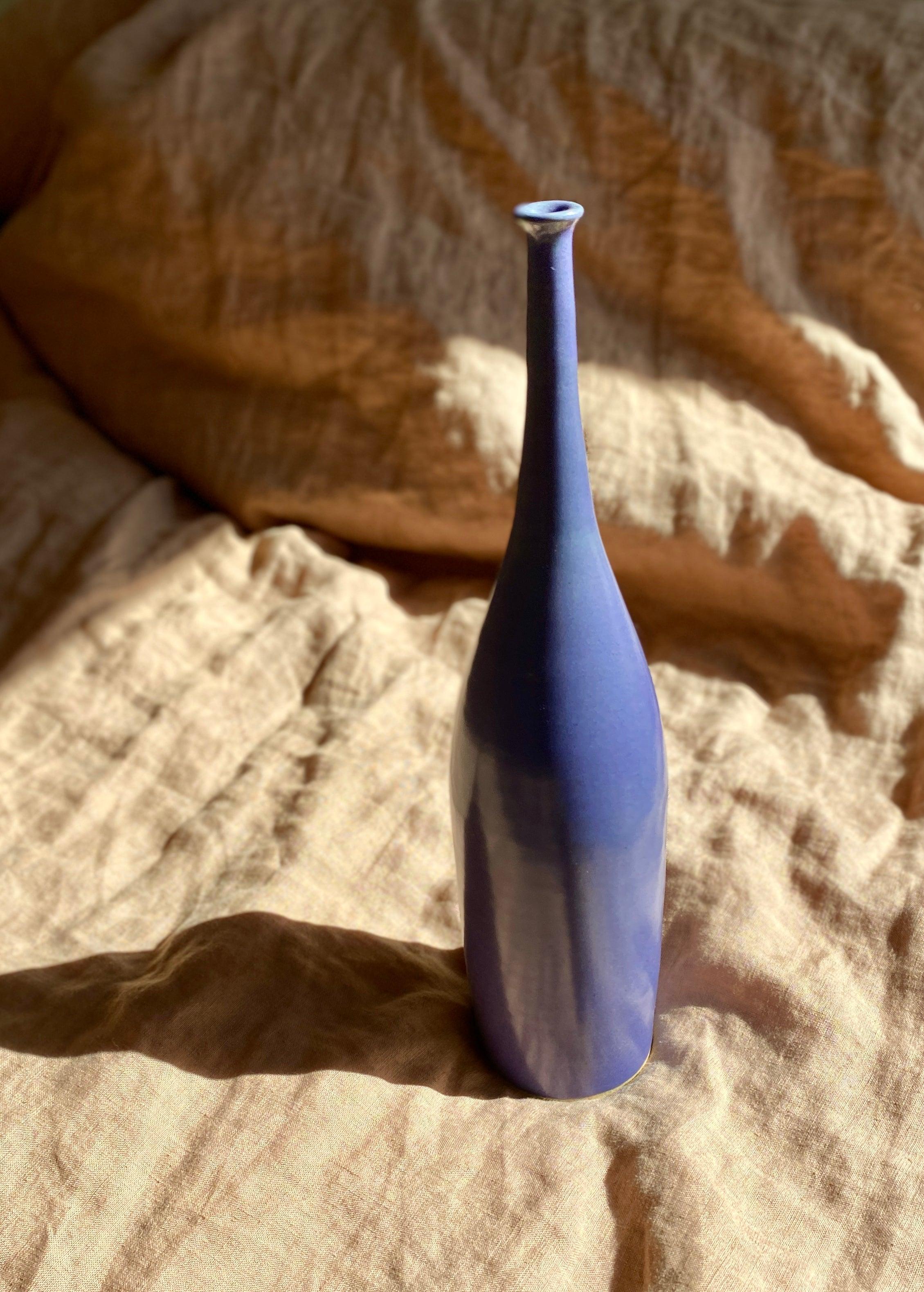 Purple decorative bottle No. 1 - Dana Chieco Studio