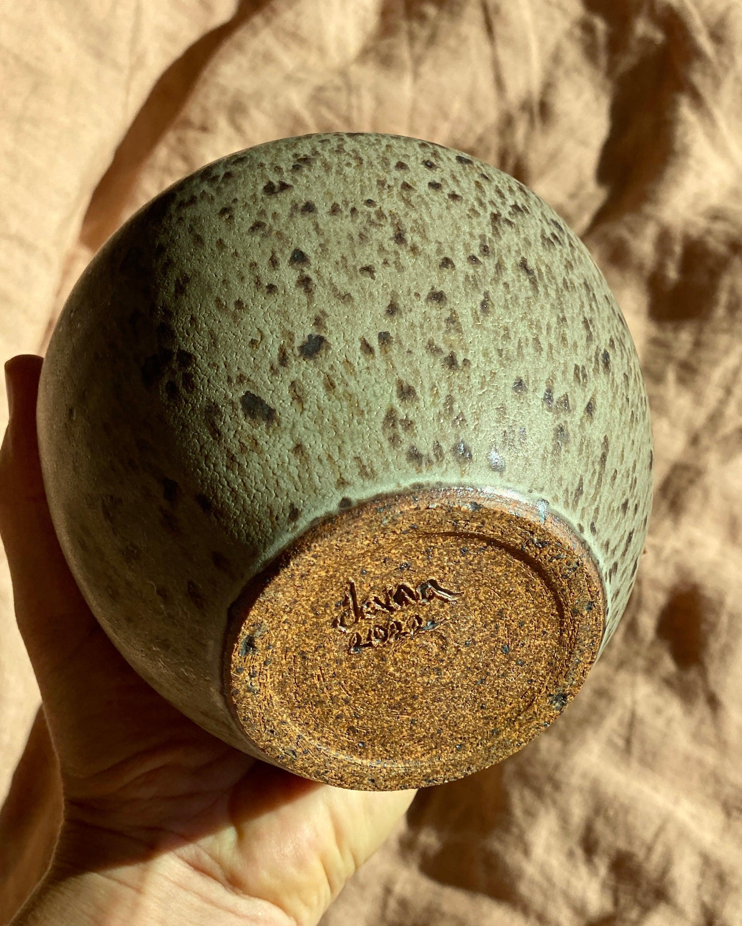 Blue speckled vase No. 3 - Dana Chieco Studio