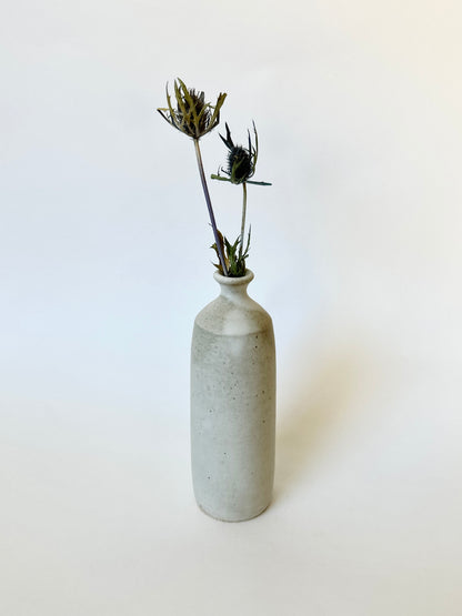 Matte white slim vase no. 3